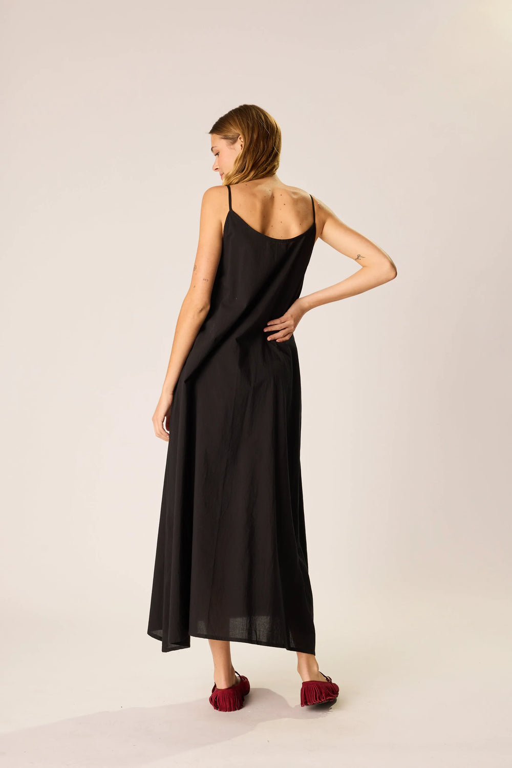 BLACK FLAT COTTON