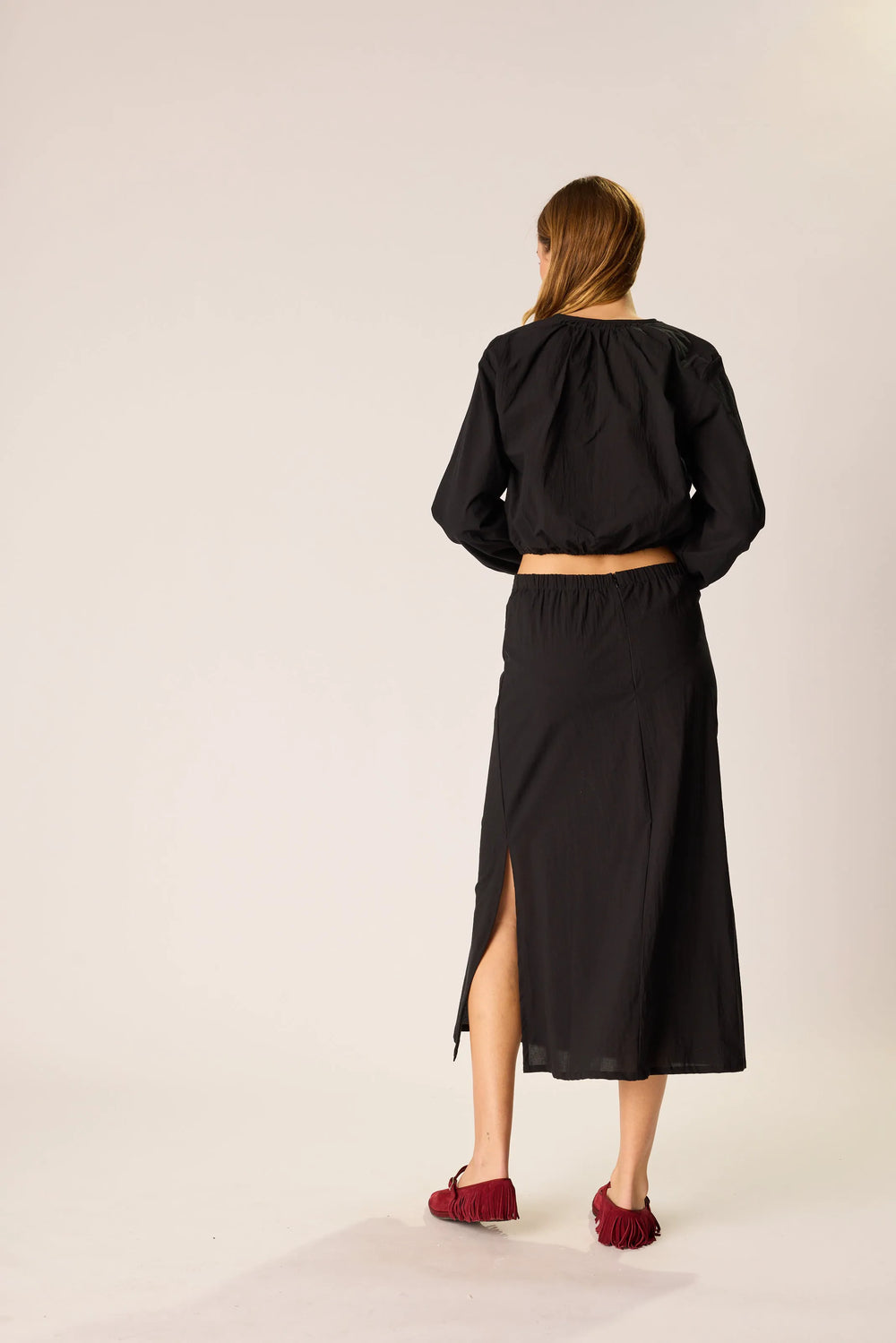 BLACK FLAT COTTON