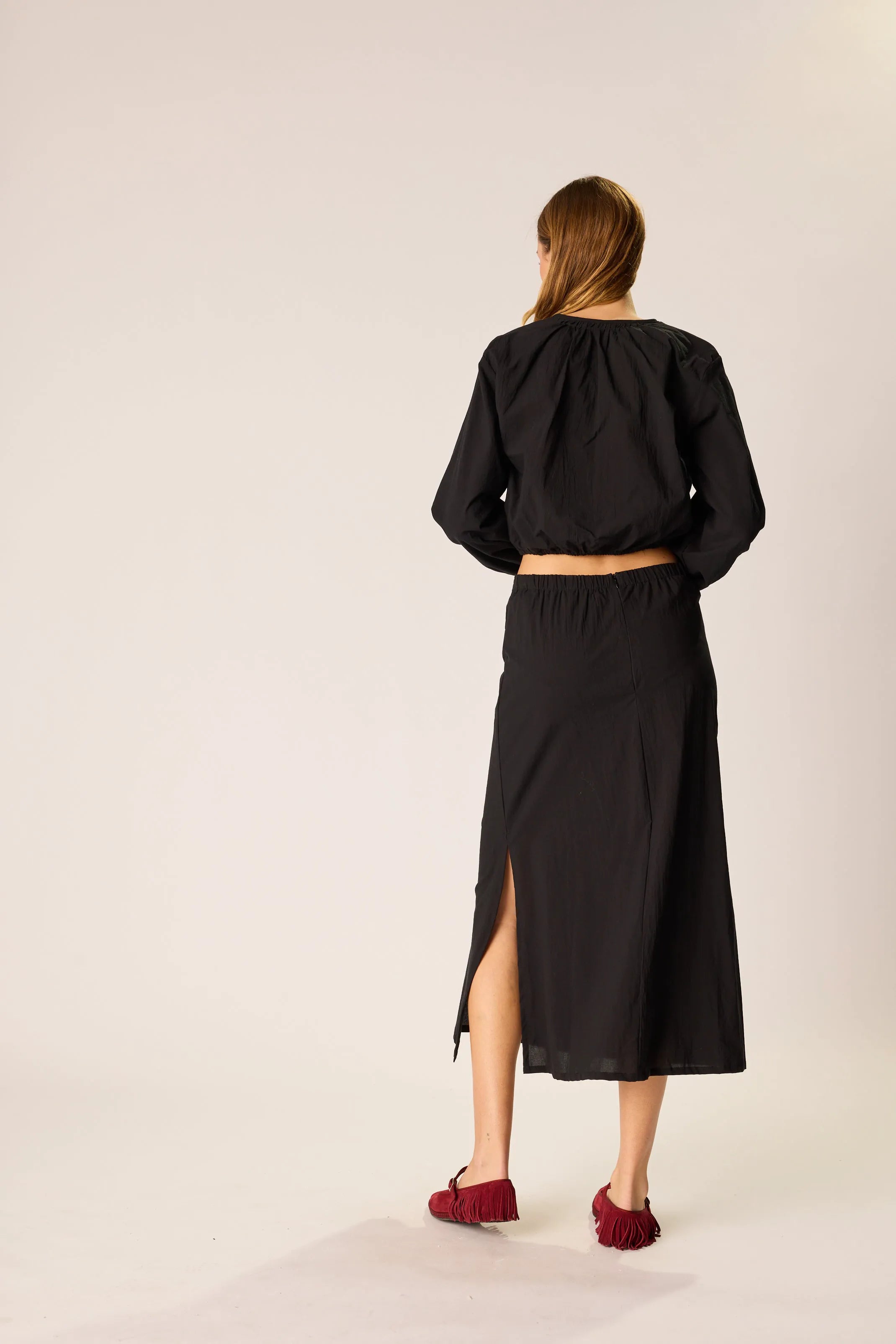 BLACK FLAT COTTON