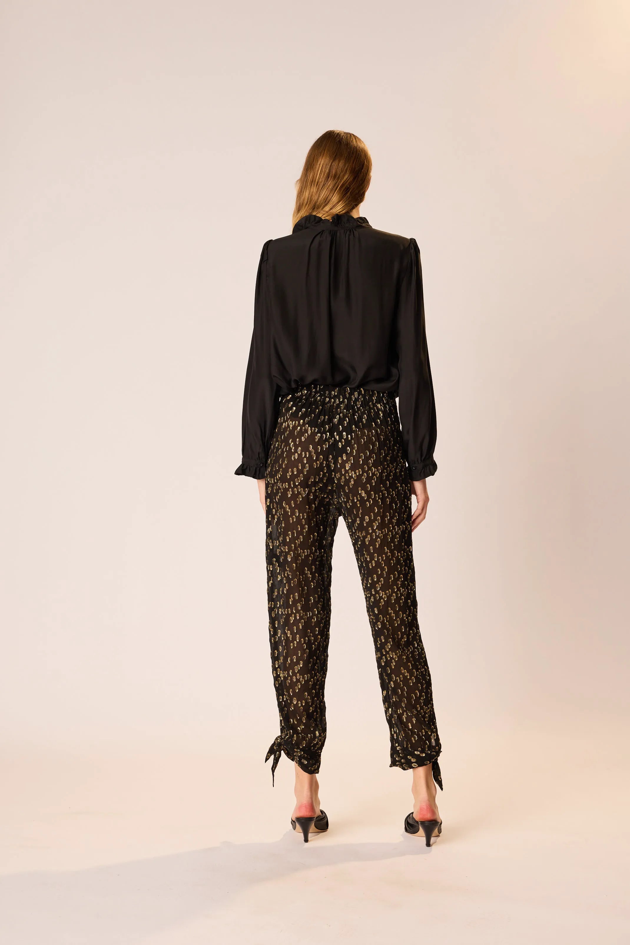 METALLIC CHIFFON