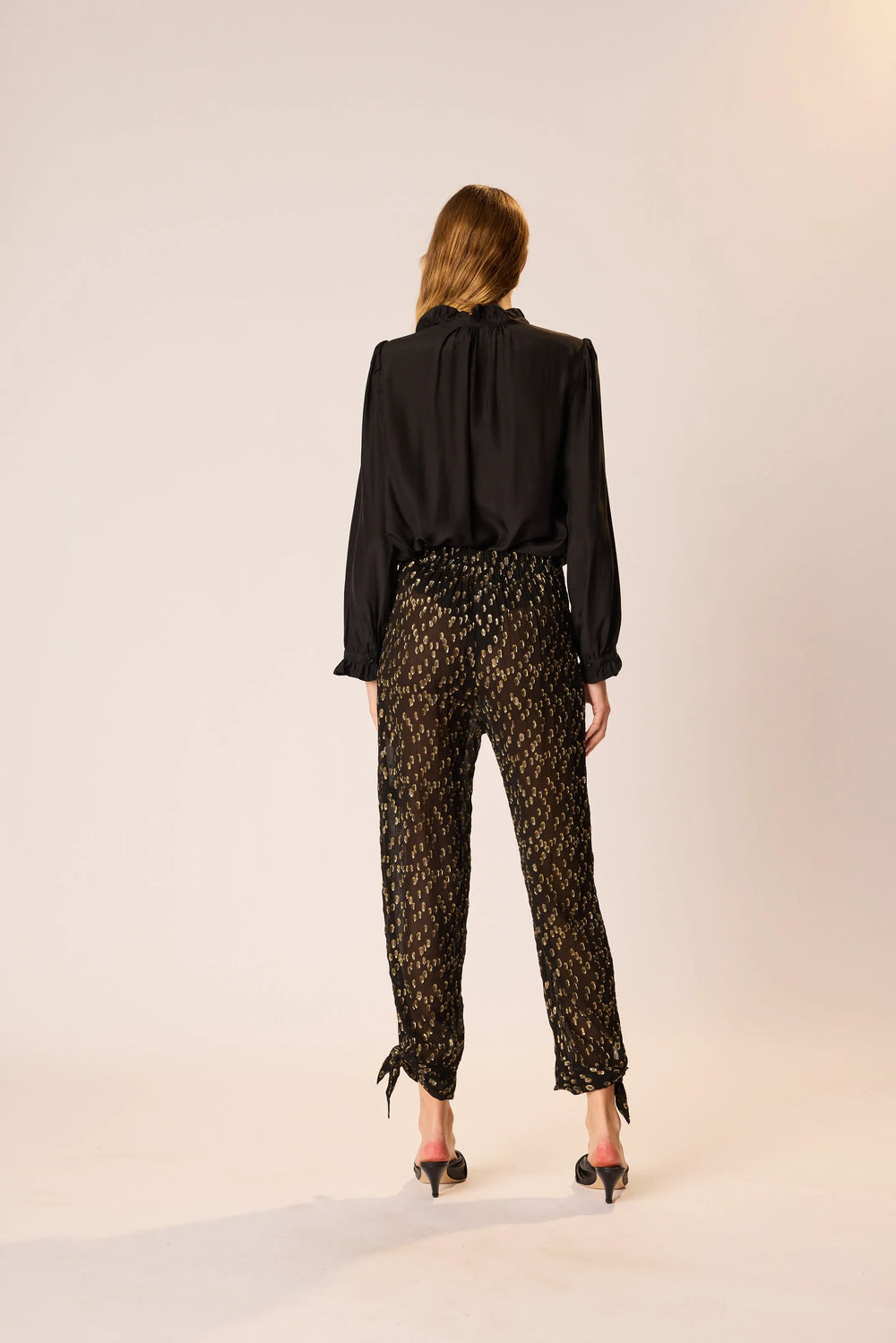 METALLIC CHIFFON