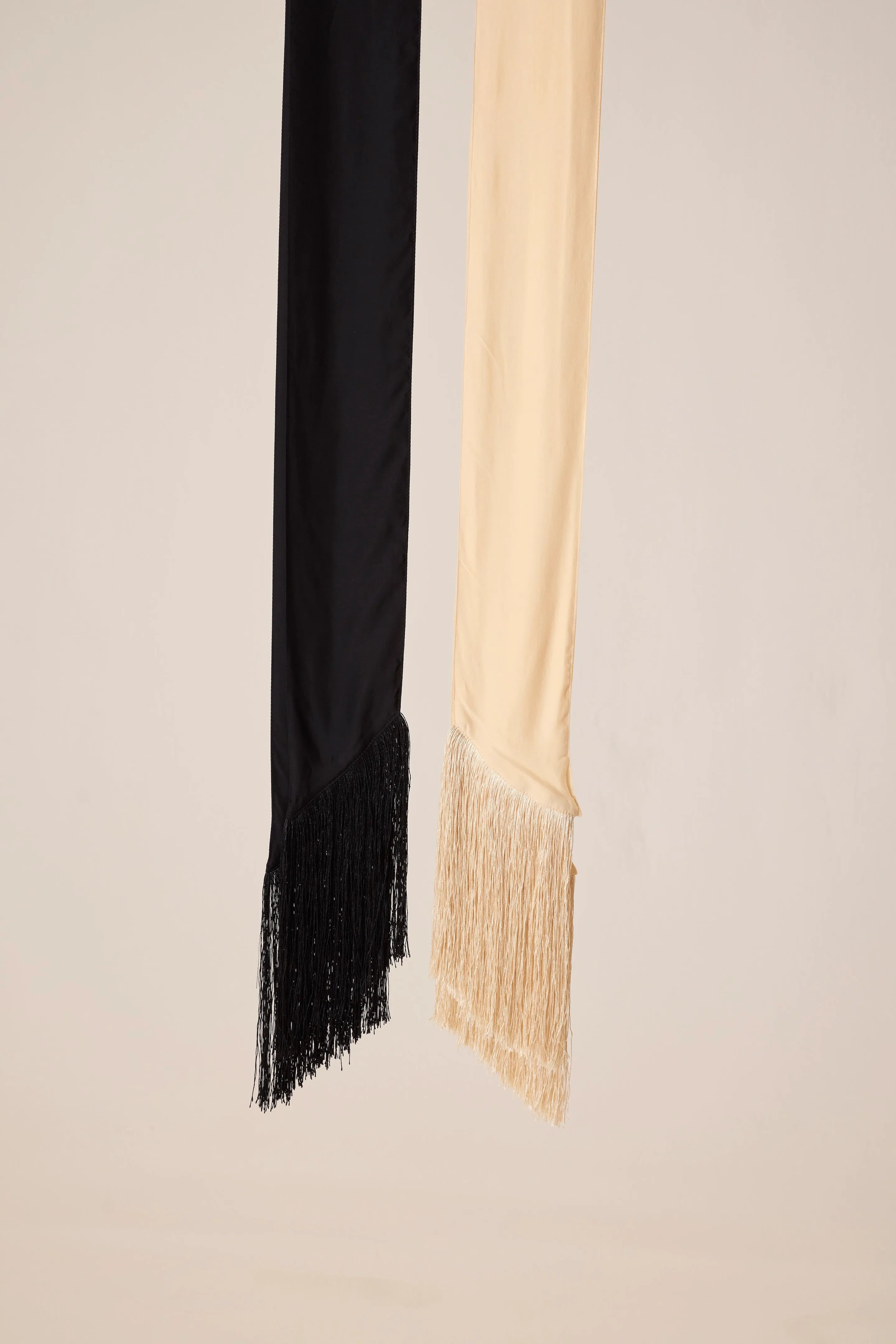 BLACK SILK FRINGE