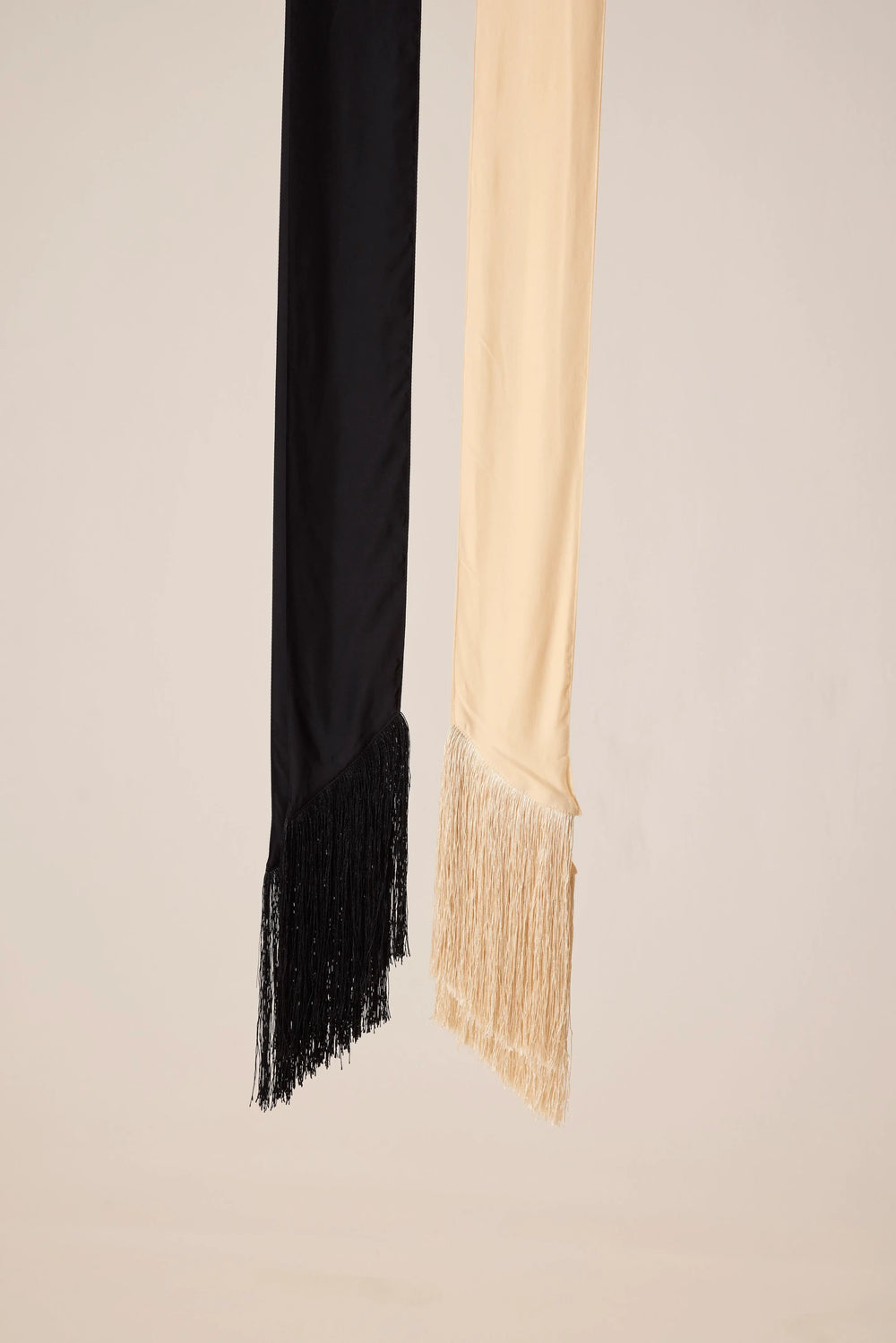 BLACK SILK FRINGE