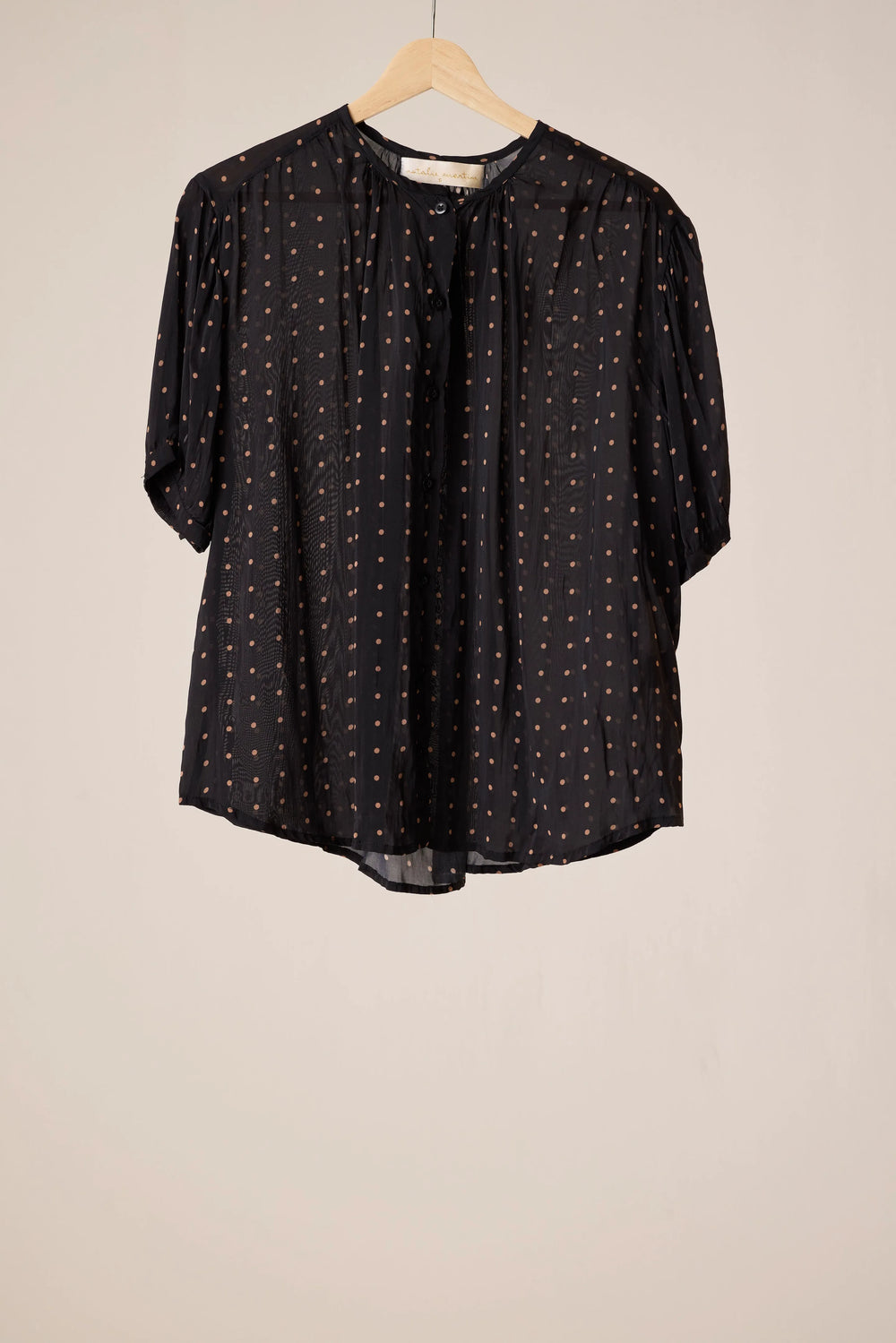 GRANDE POLKA DOT BLACK & TAN