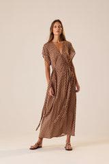 GRANDE POLKA DOT BLACK & TAN