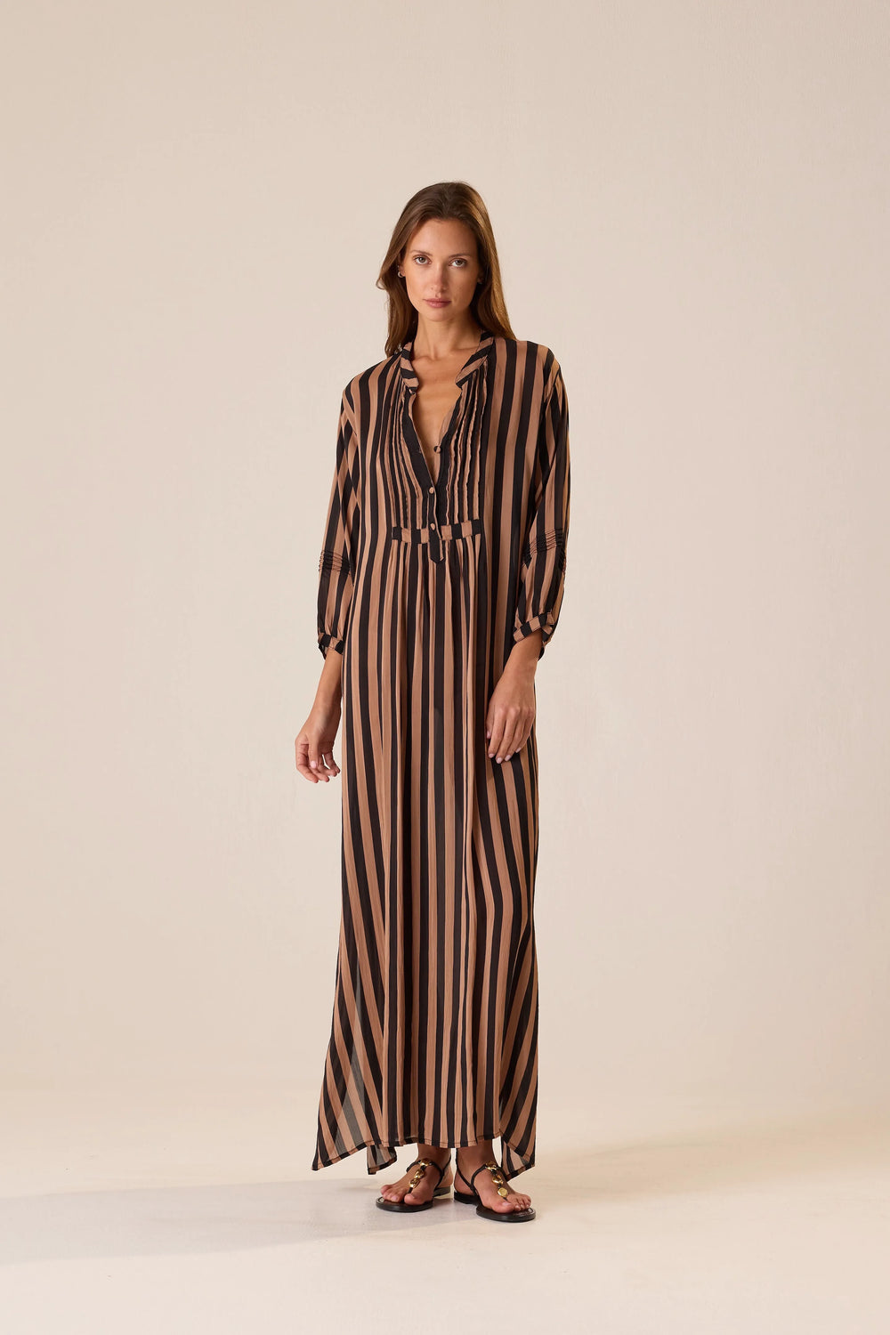 THICK STRIPE BLACK & TAN