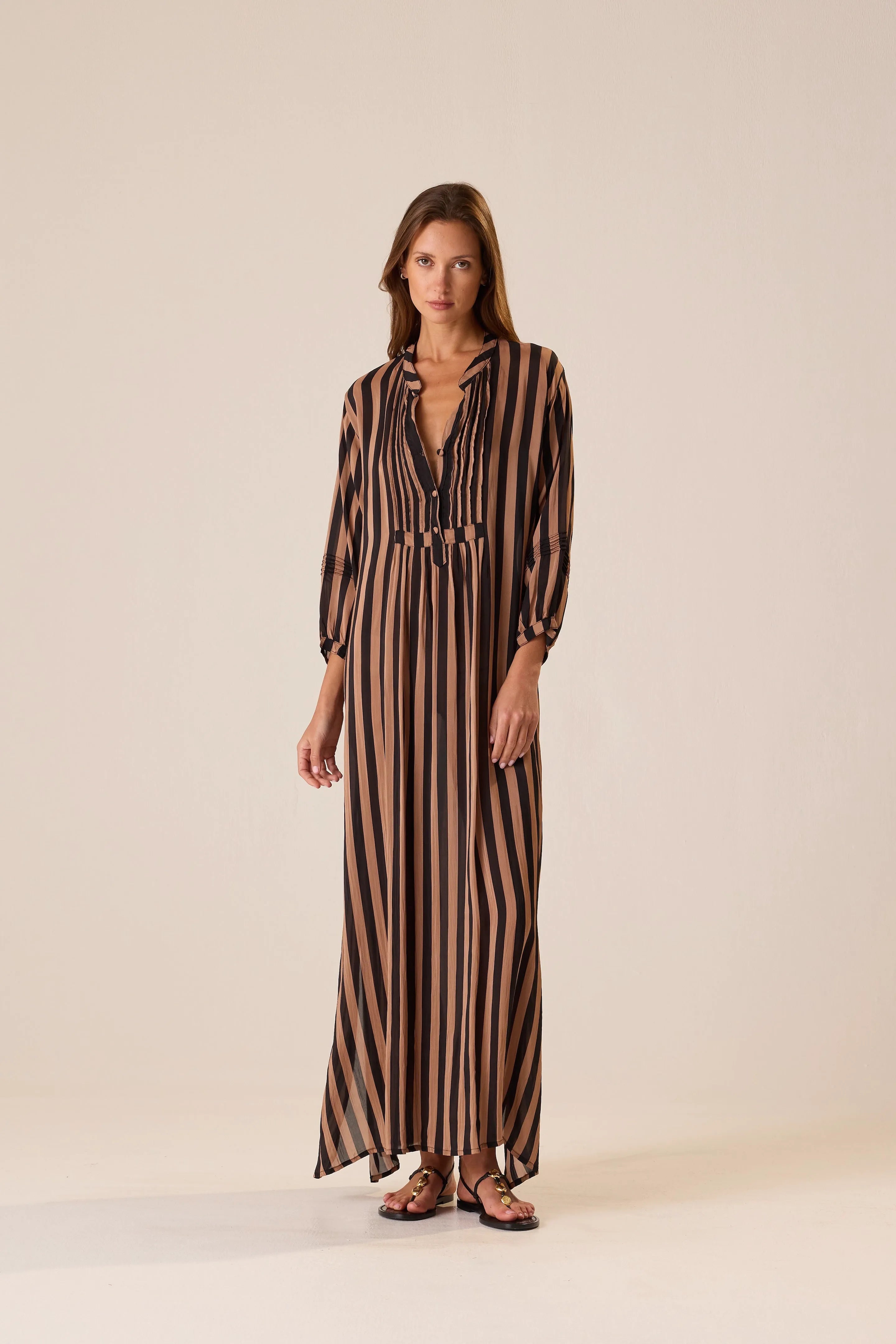 THICK STRIPE BLACK & TAN