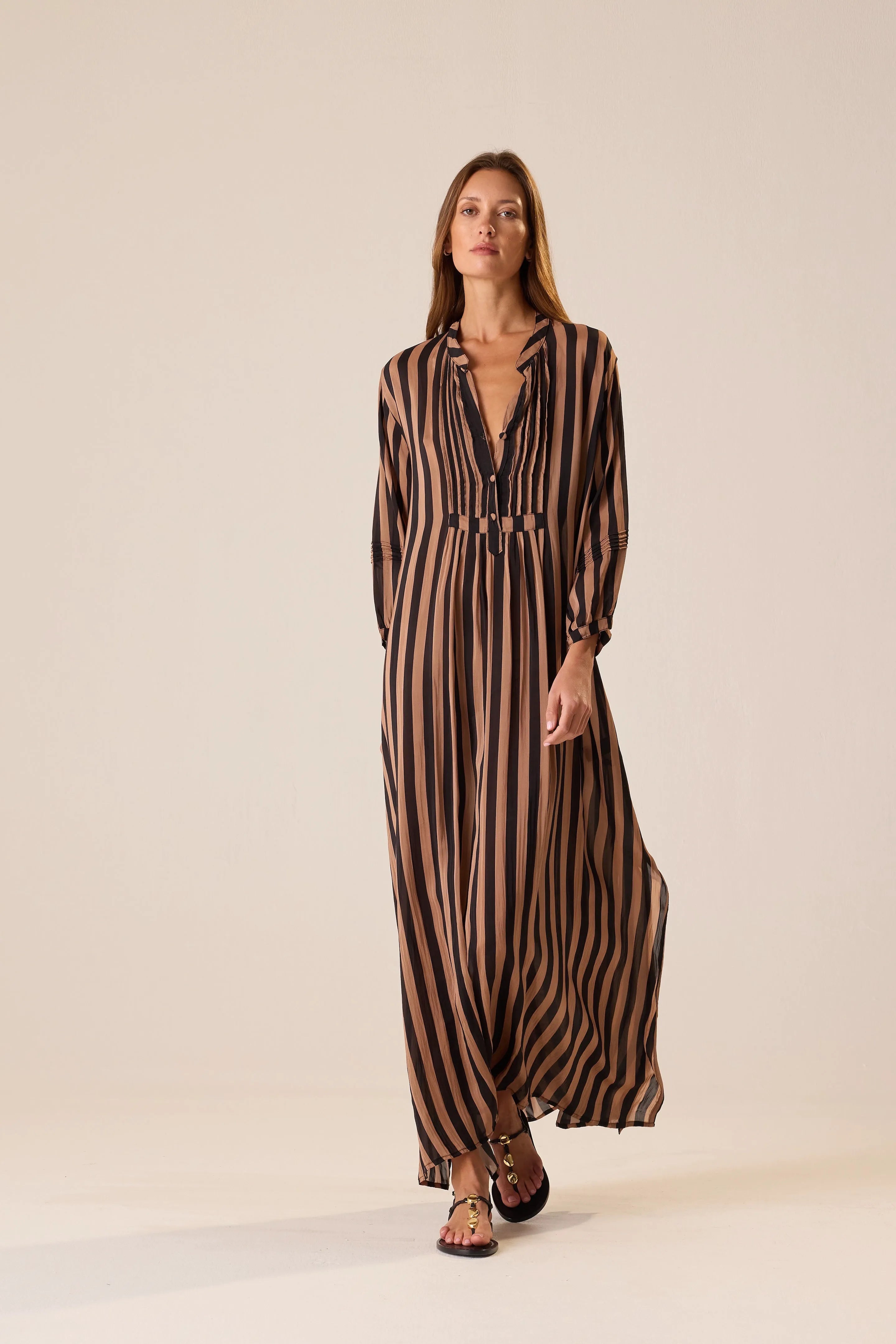 THICK STRIPE BLACK & TAN