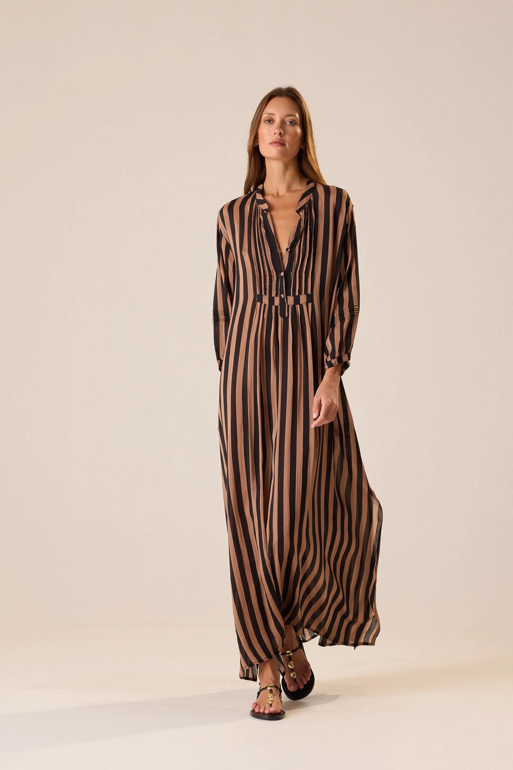 THICK STRIPE BLACK & TAN