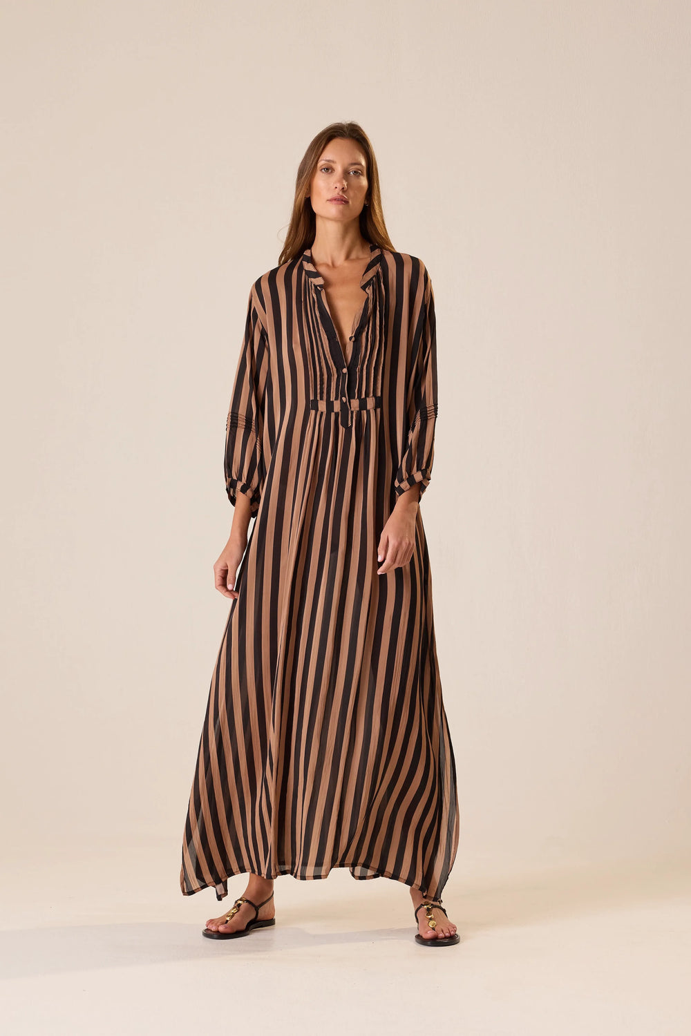 THICK STRIPE BLACK & TAN