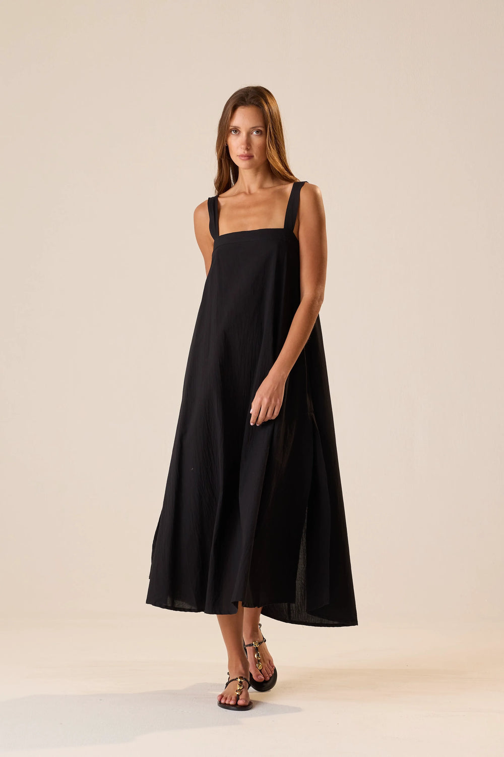 BLACK FLAT COTTON