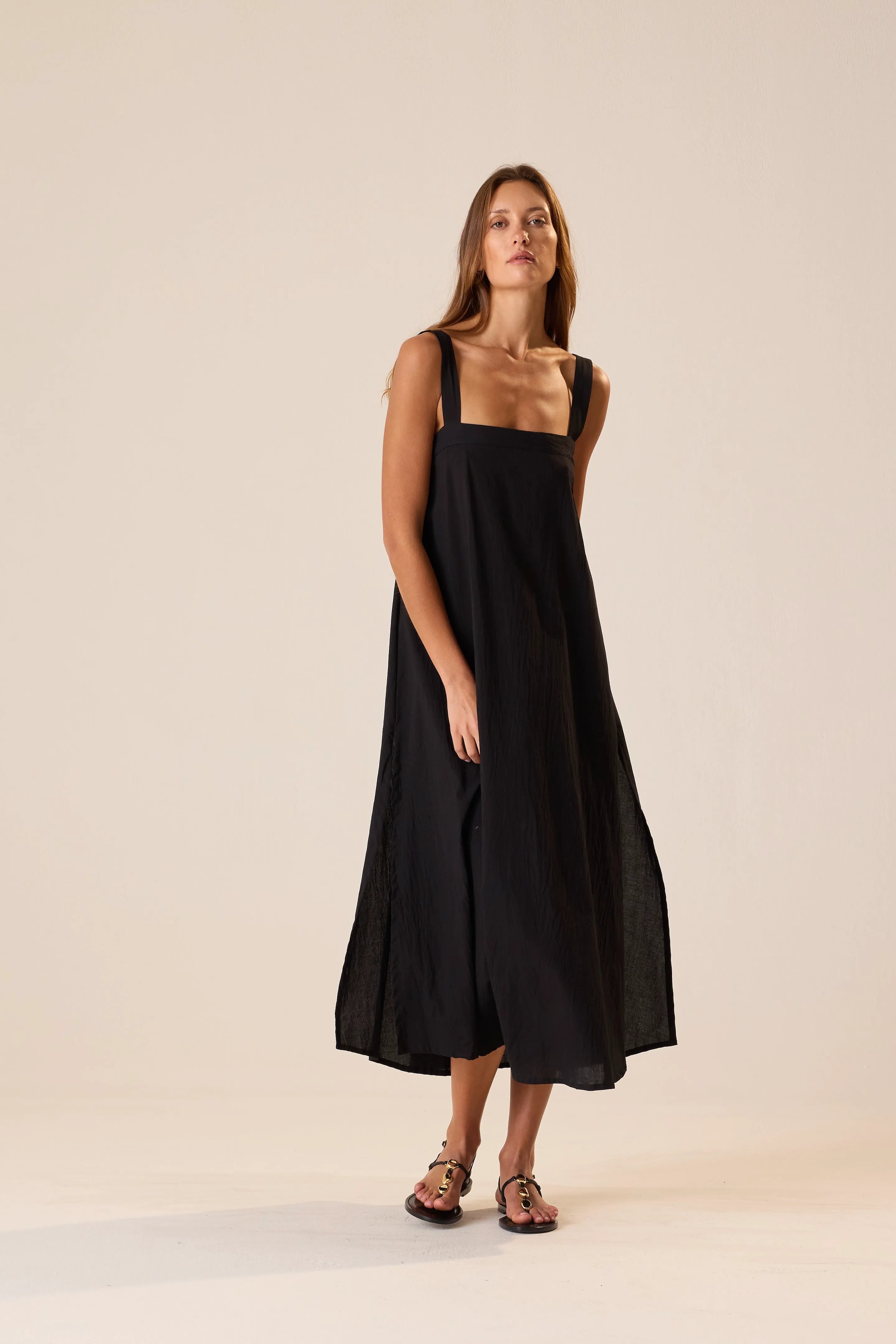 BLACK FLAT COTTON
