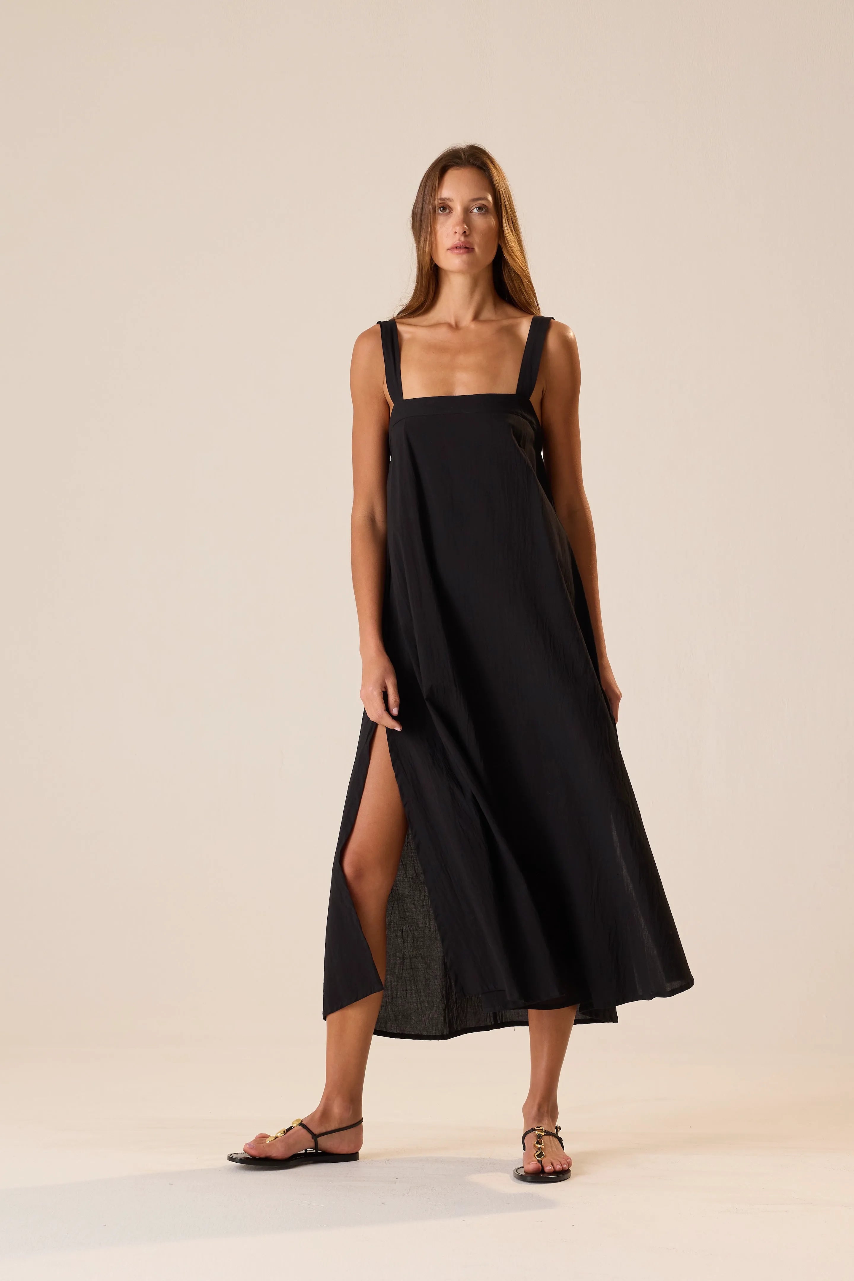BLACK FLAT COTTON