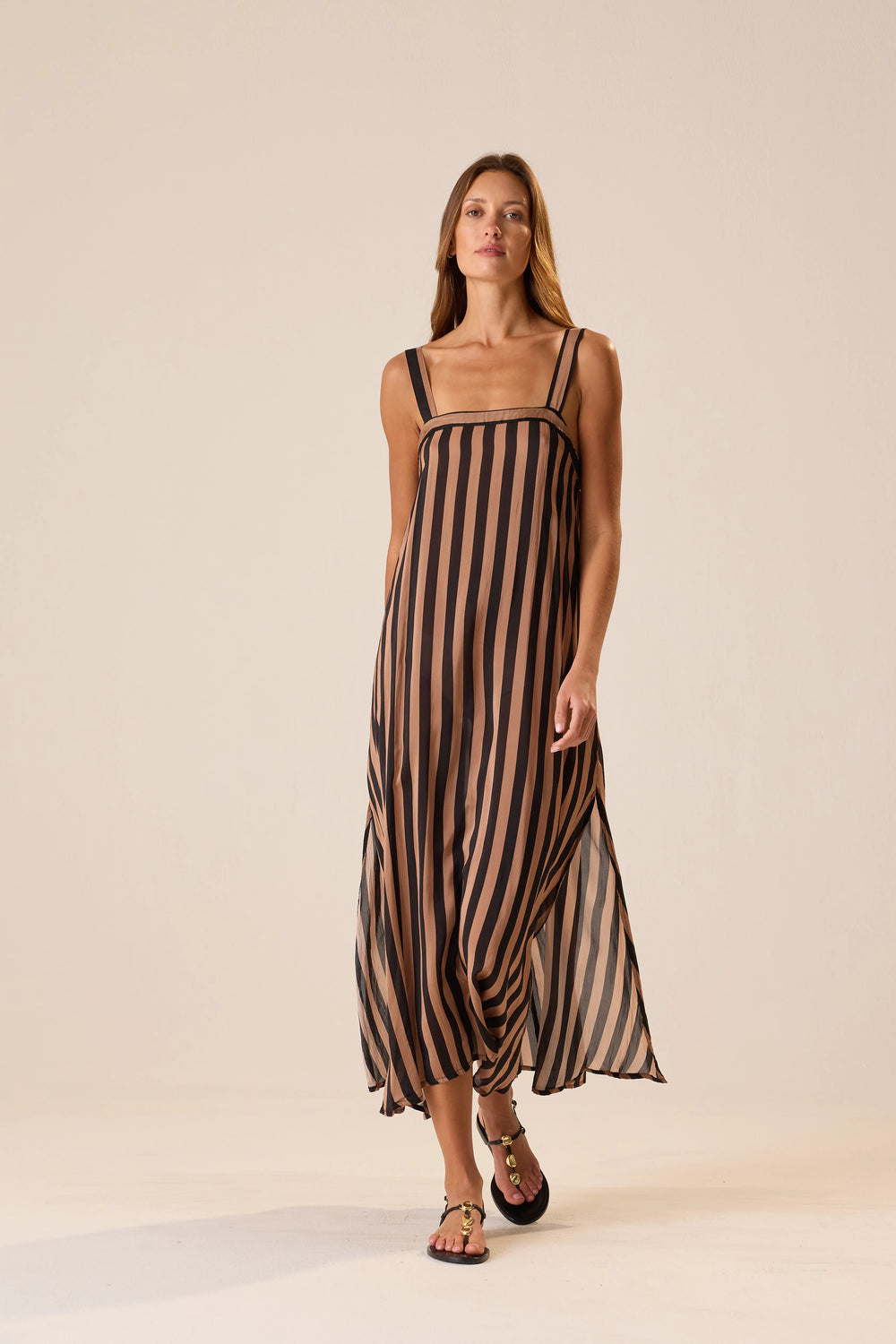 THICK STRIPE BLACK & TAN