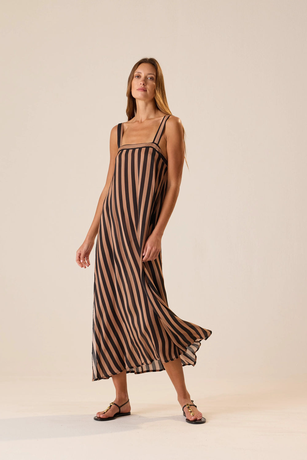 THICK STRIPE BLACK & TAN