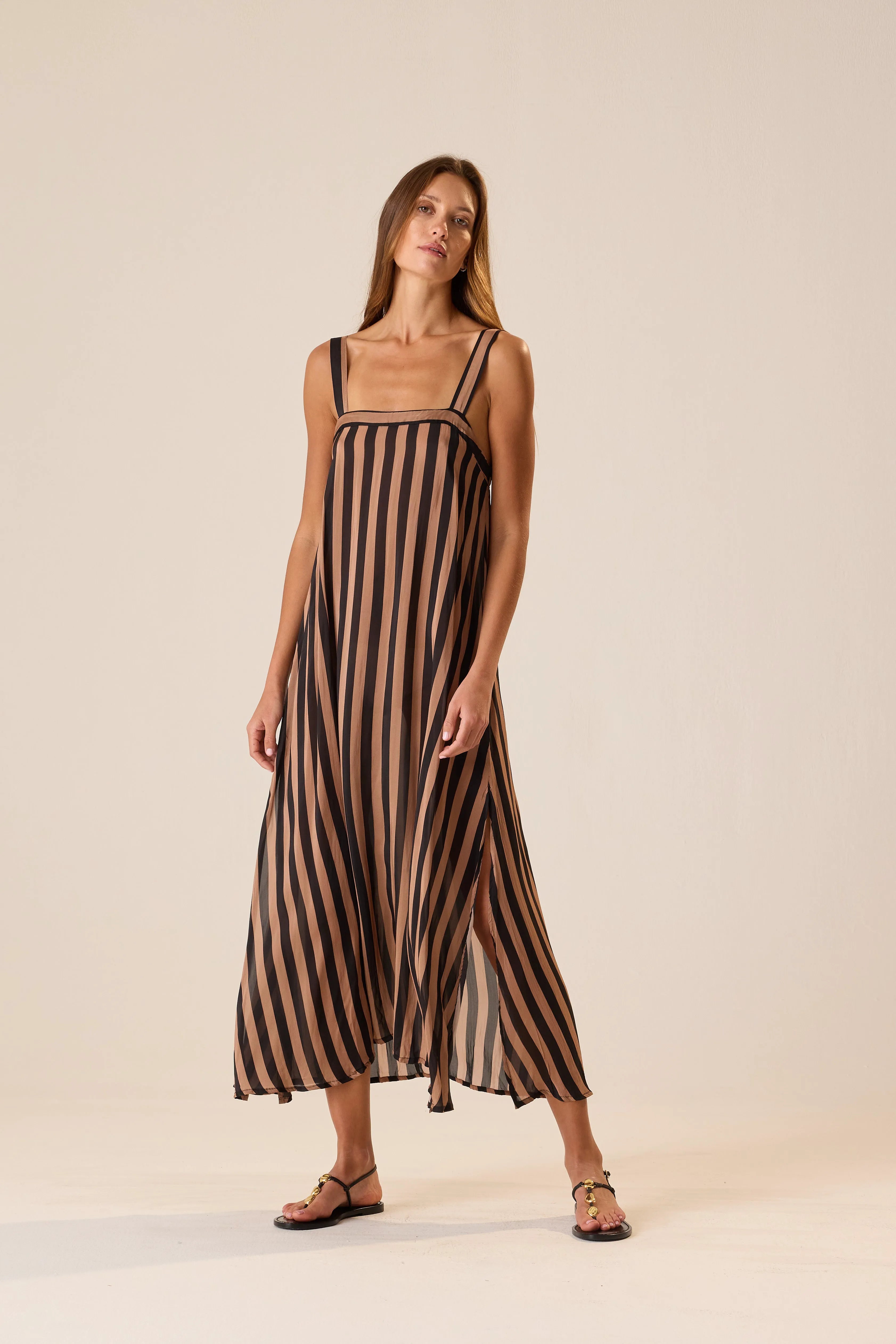 THICK STRIPE BLACK & TAN