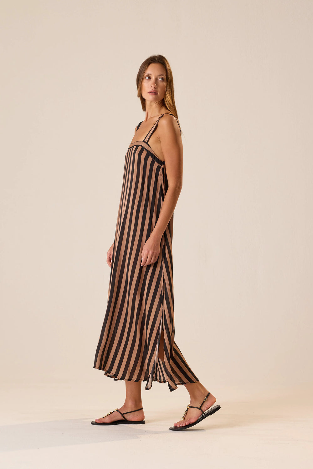 THICK STRIPE BLACK & TAN