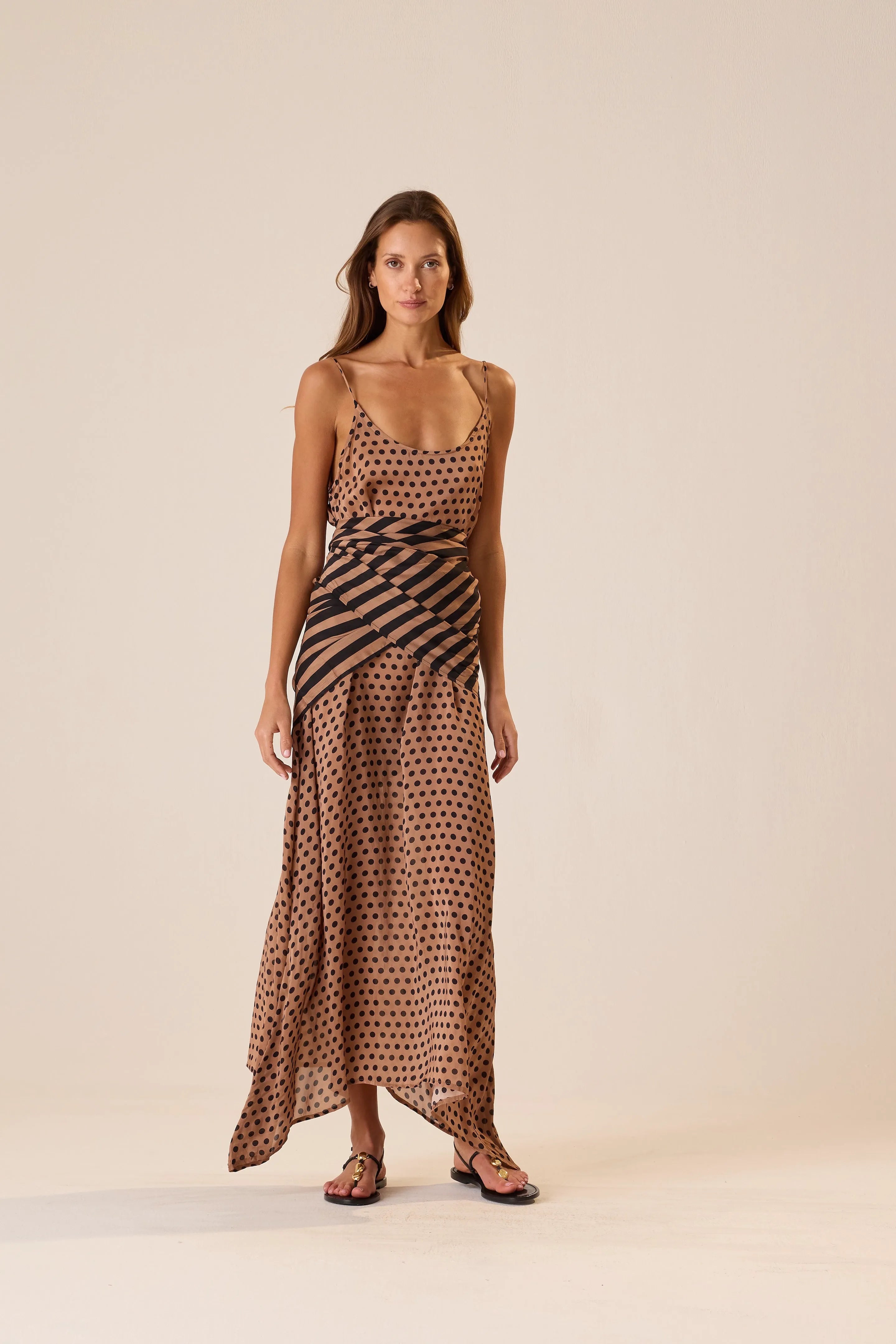 THICK STRIPE BLACK & TAN