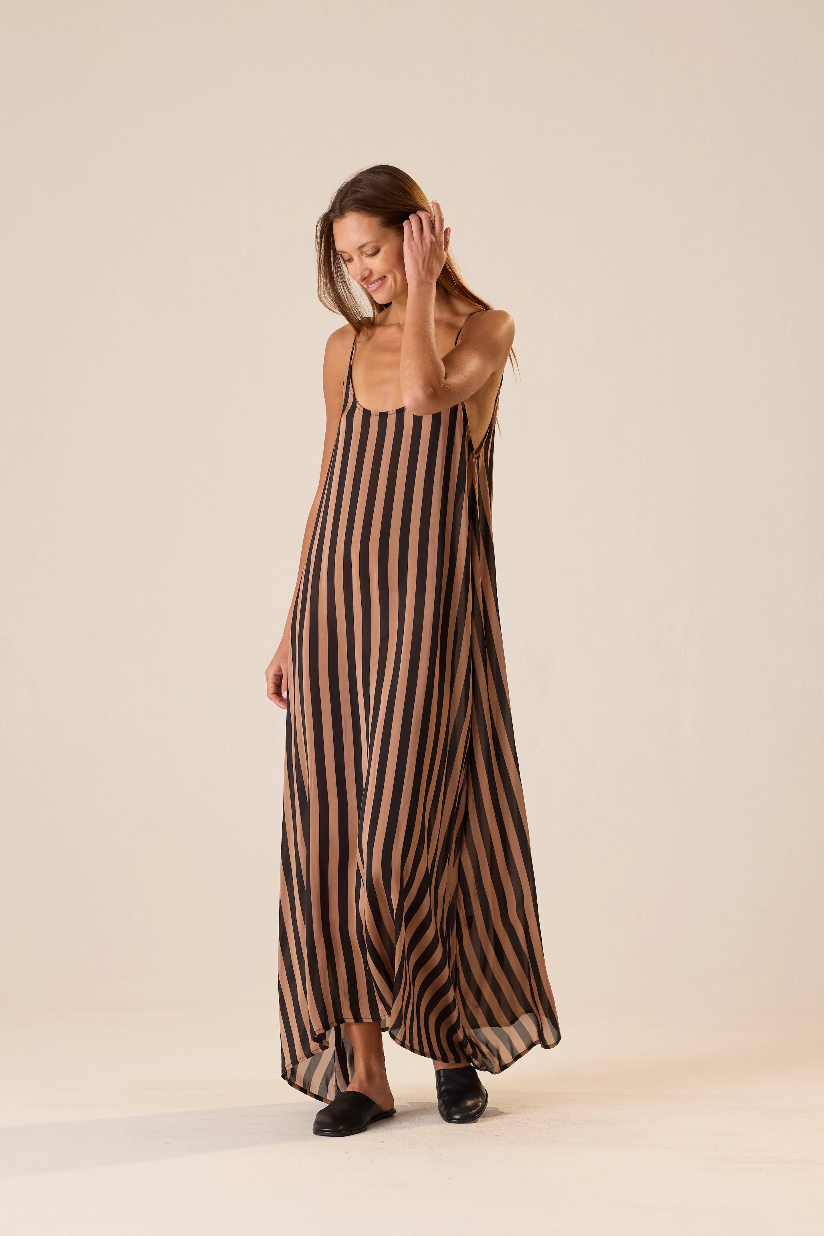 THICK STRIPE BLACK & TAN