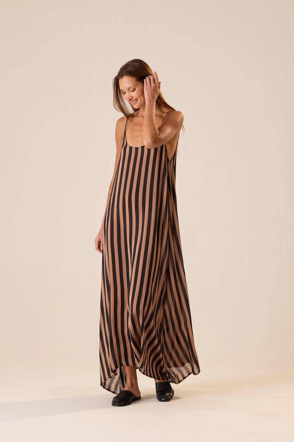 THICK STRIPE BLACK & TAN