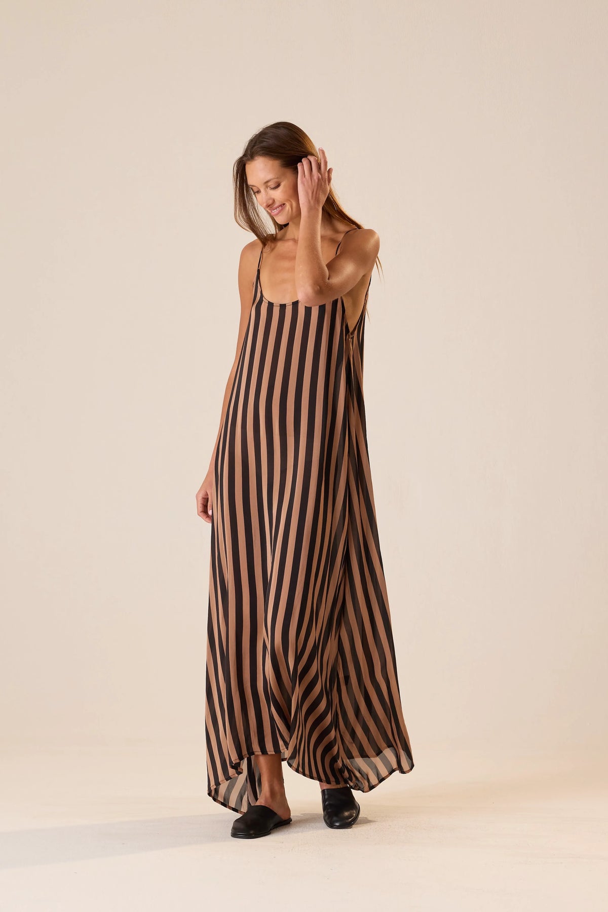 THICK STRIPE BLACK & TAN