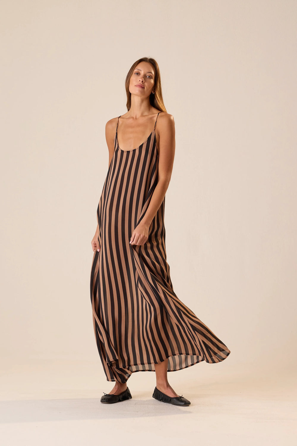 THICK STRIPE BLACK & TAN