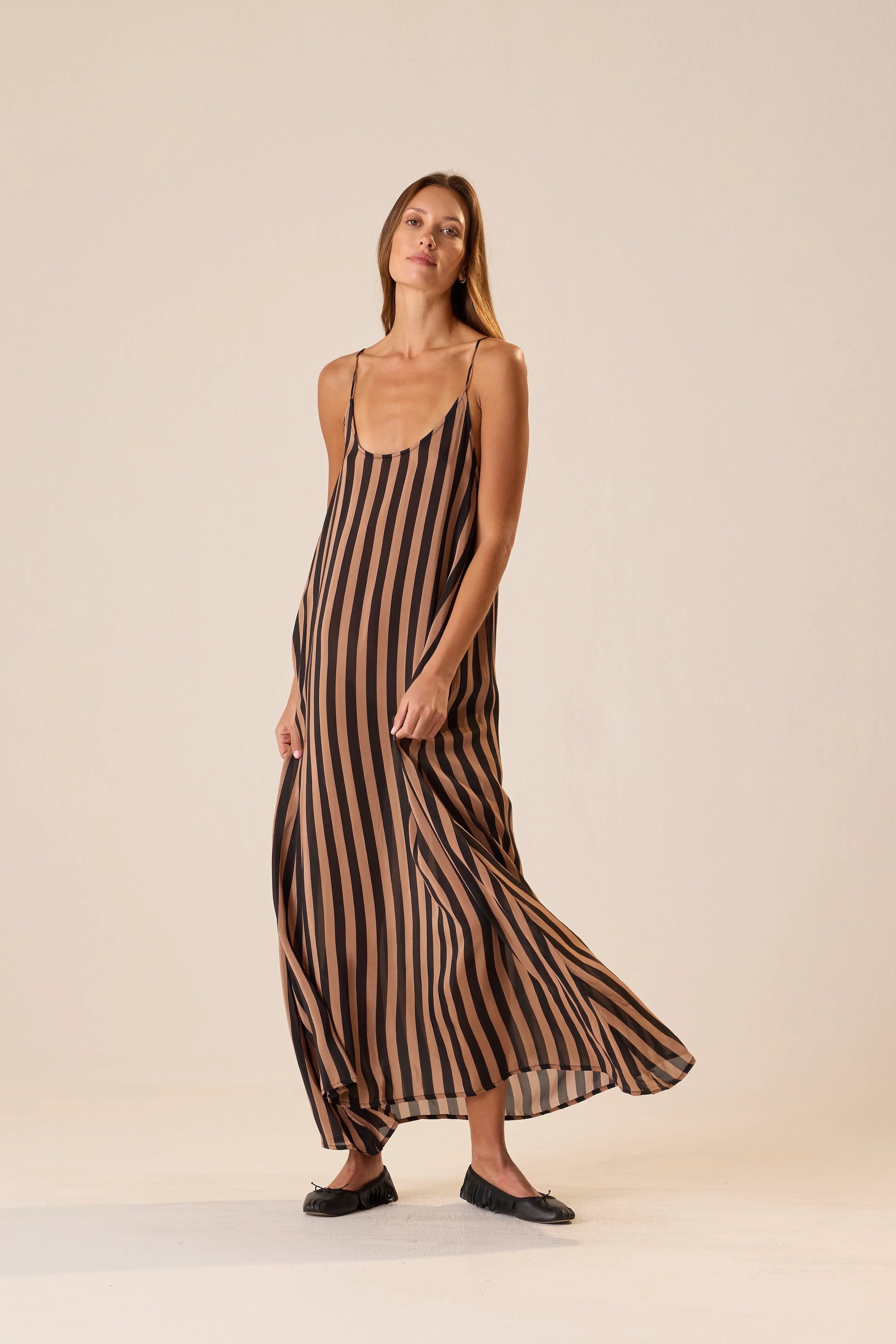 THICK STRIPE BLACK & TAN