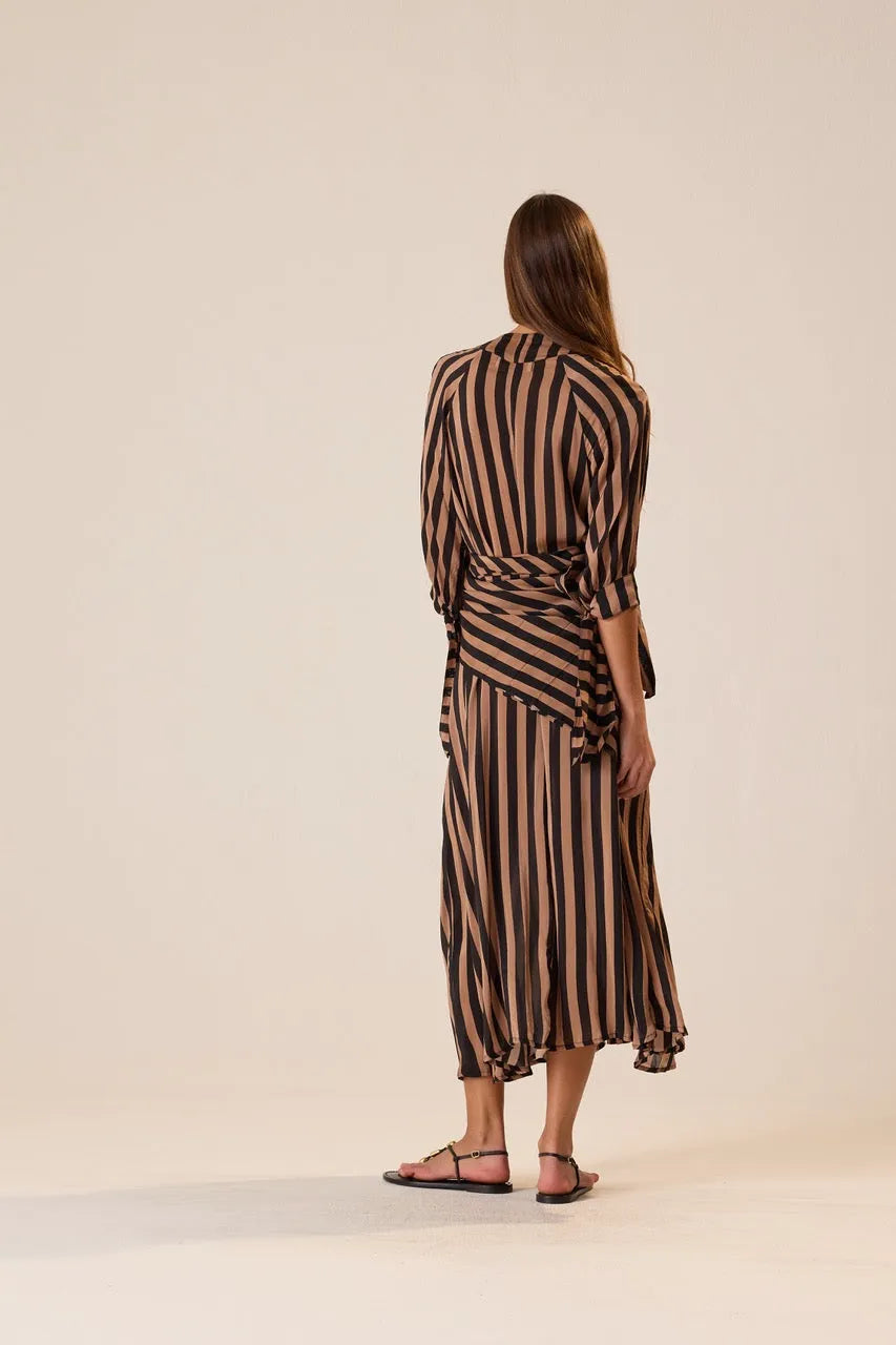 THICK STRIPE BLACK & TAN