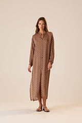 GRANDE POLKA DOT BLACK & TAN