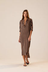 THICK STRIPE BLACK & TAN