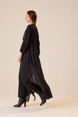 PETITE POLKA DOT BLACK & TAN