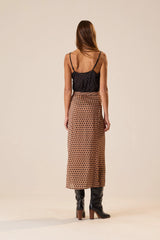 PETITE POLKA DOT BLACK & TAN