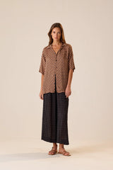 GRANDE POLKA DOT BLACK & TAN