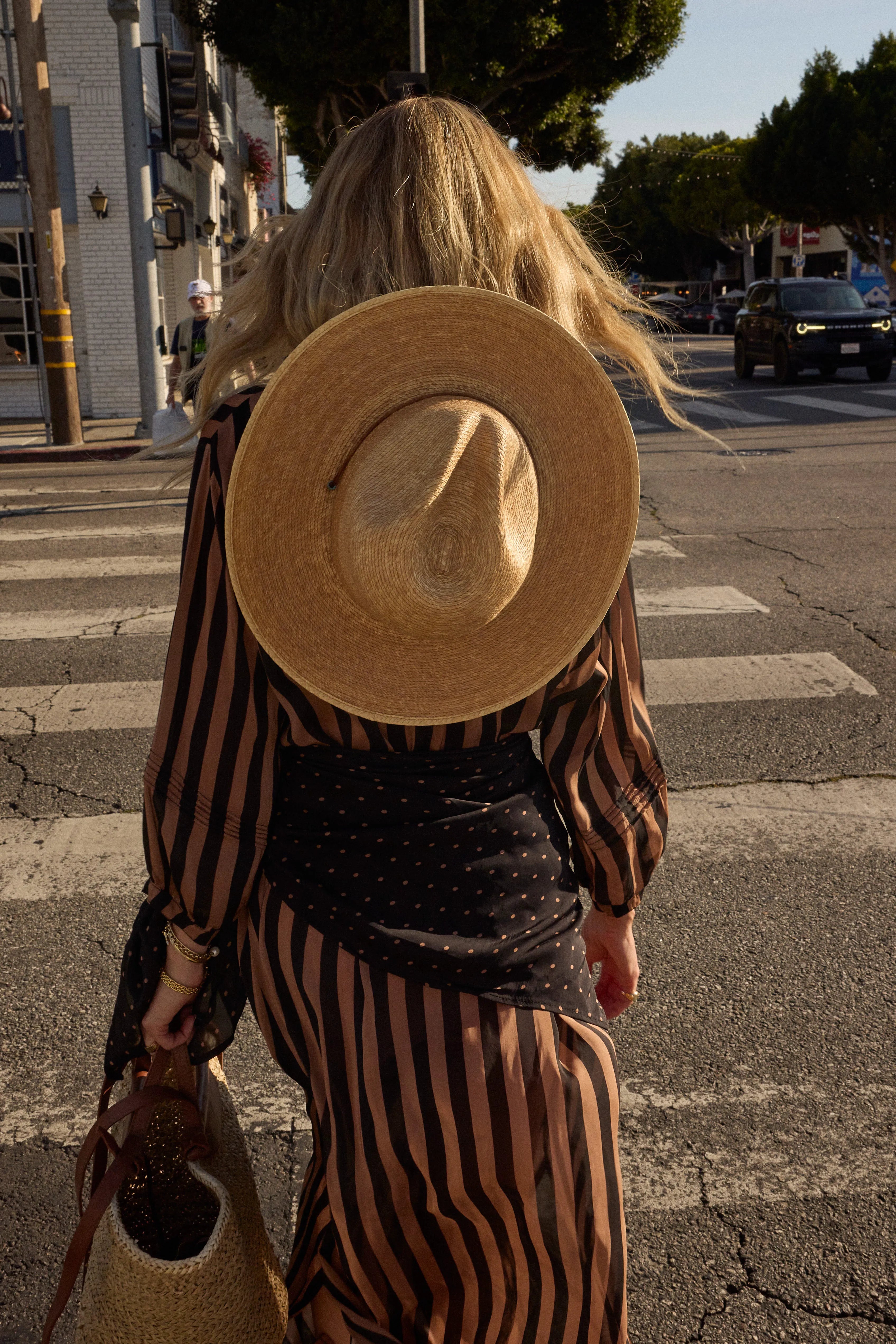 PETITE POLKA DOT BLACK & TAN