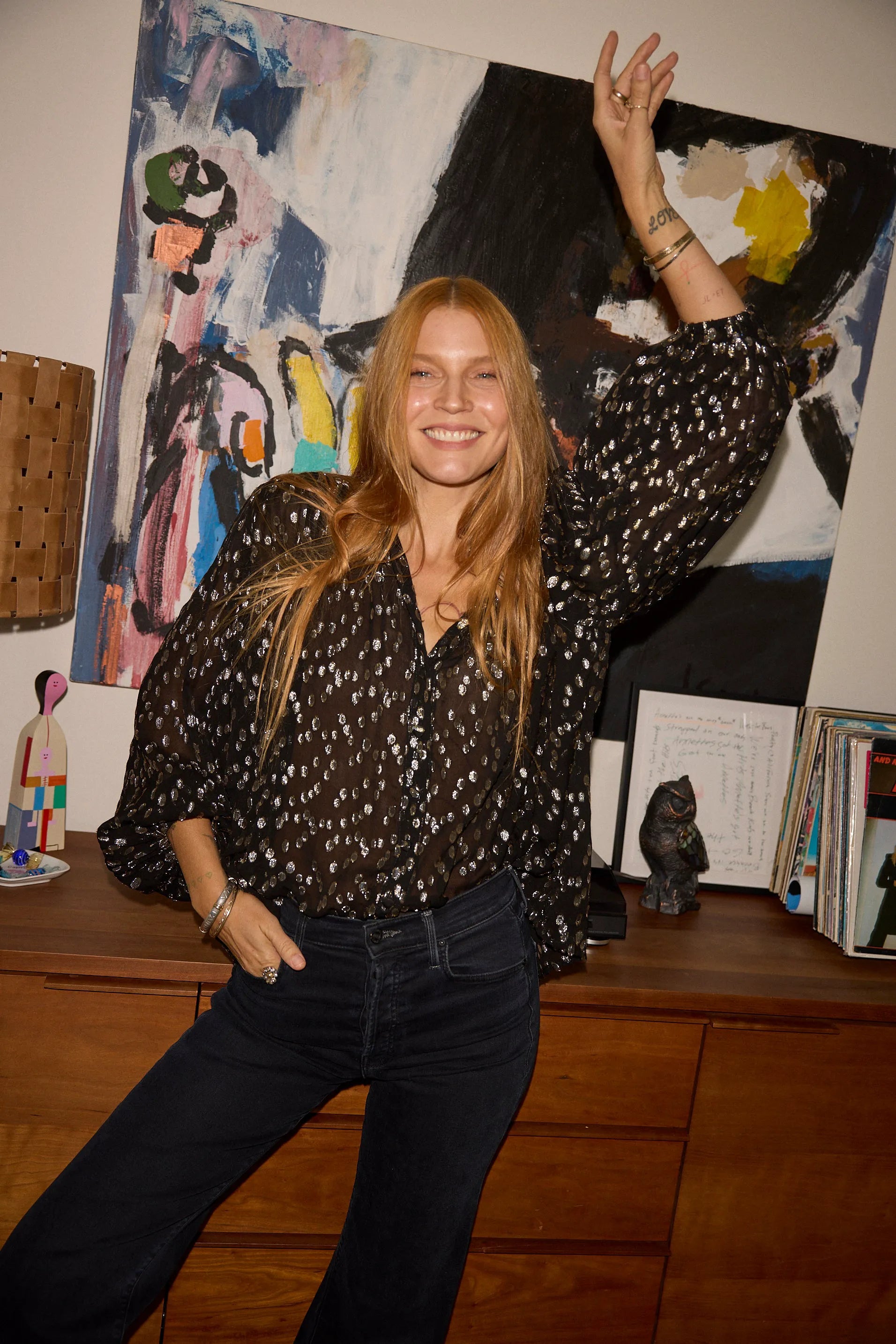 METALLIC CHIFFON