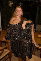 METALLIC CHIFFON