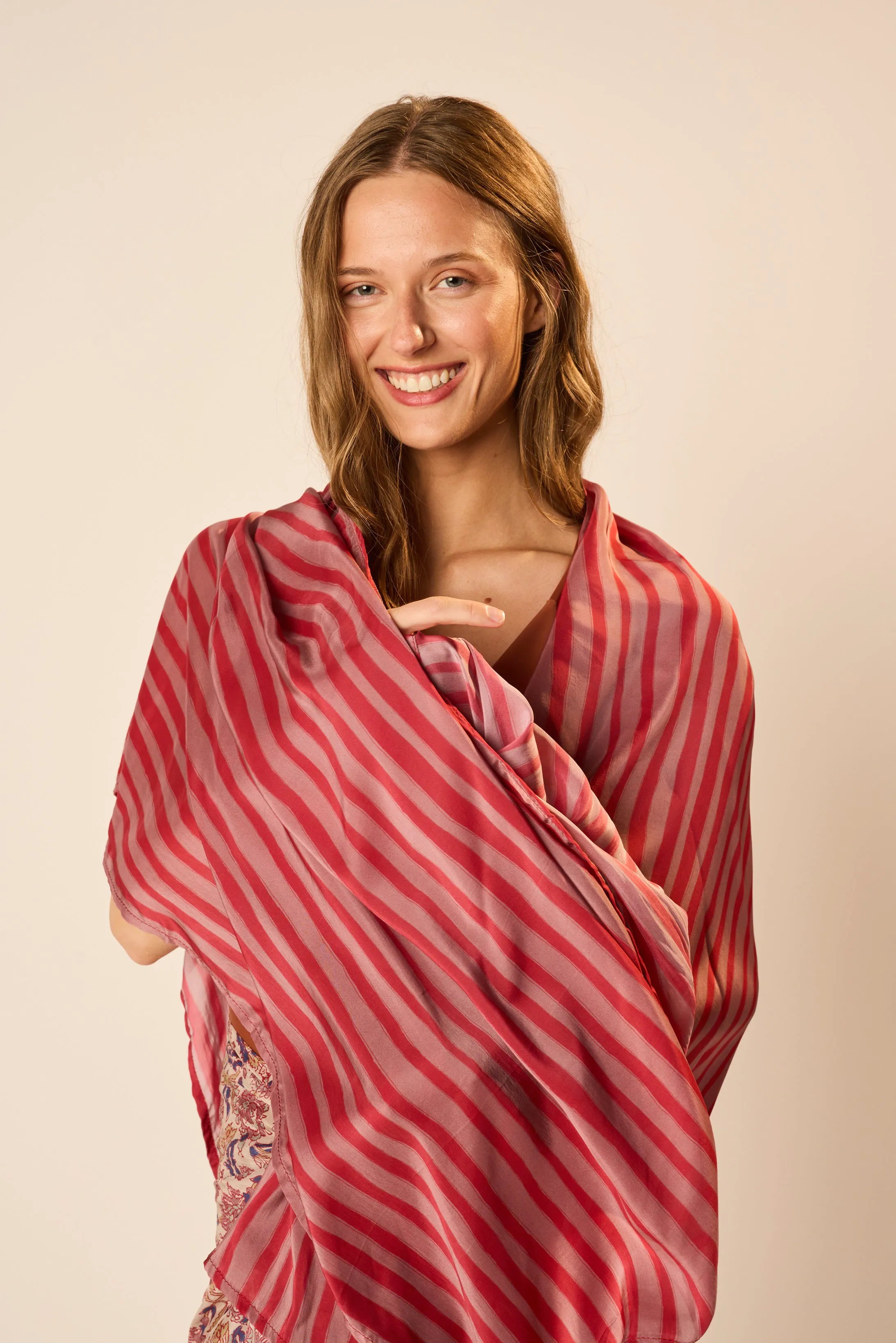 PETITE STRIPE RHUBARB