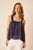 PETITE STRIPE PETROLEUM