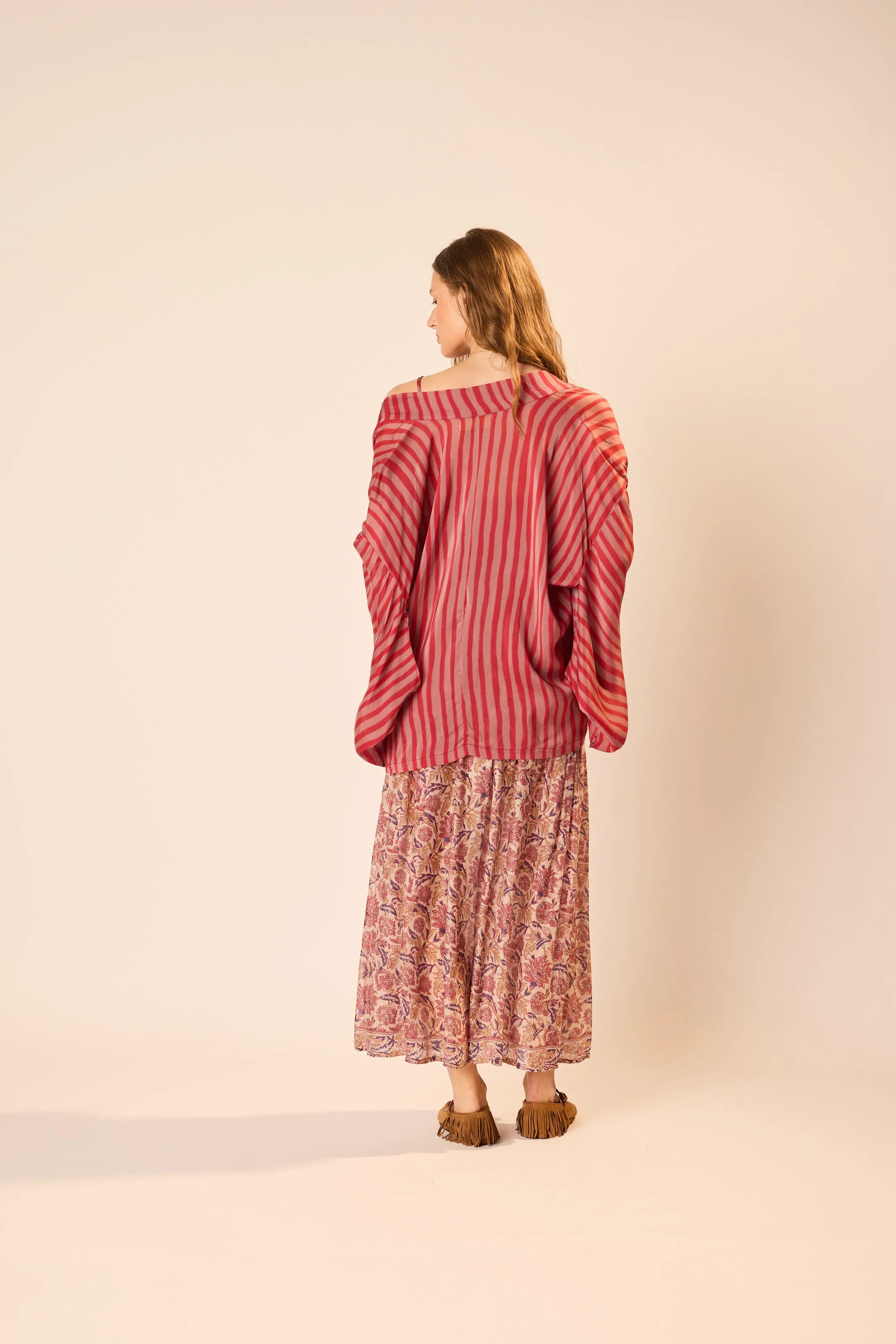 PETITE STRIPE RHUBARB