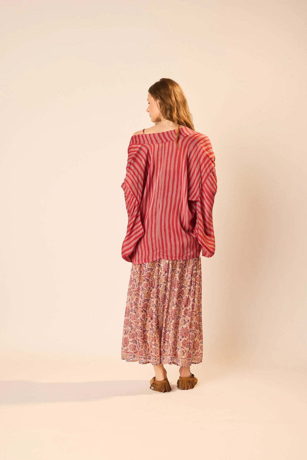 PETITE STRIPE RHUBARB
