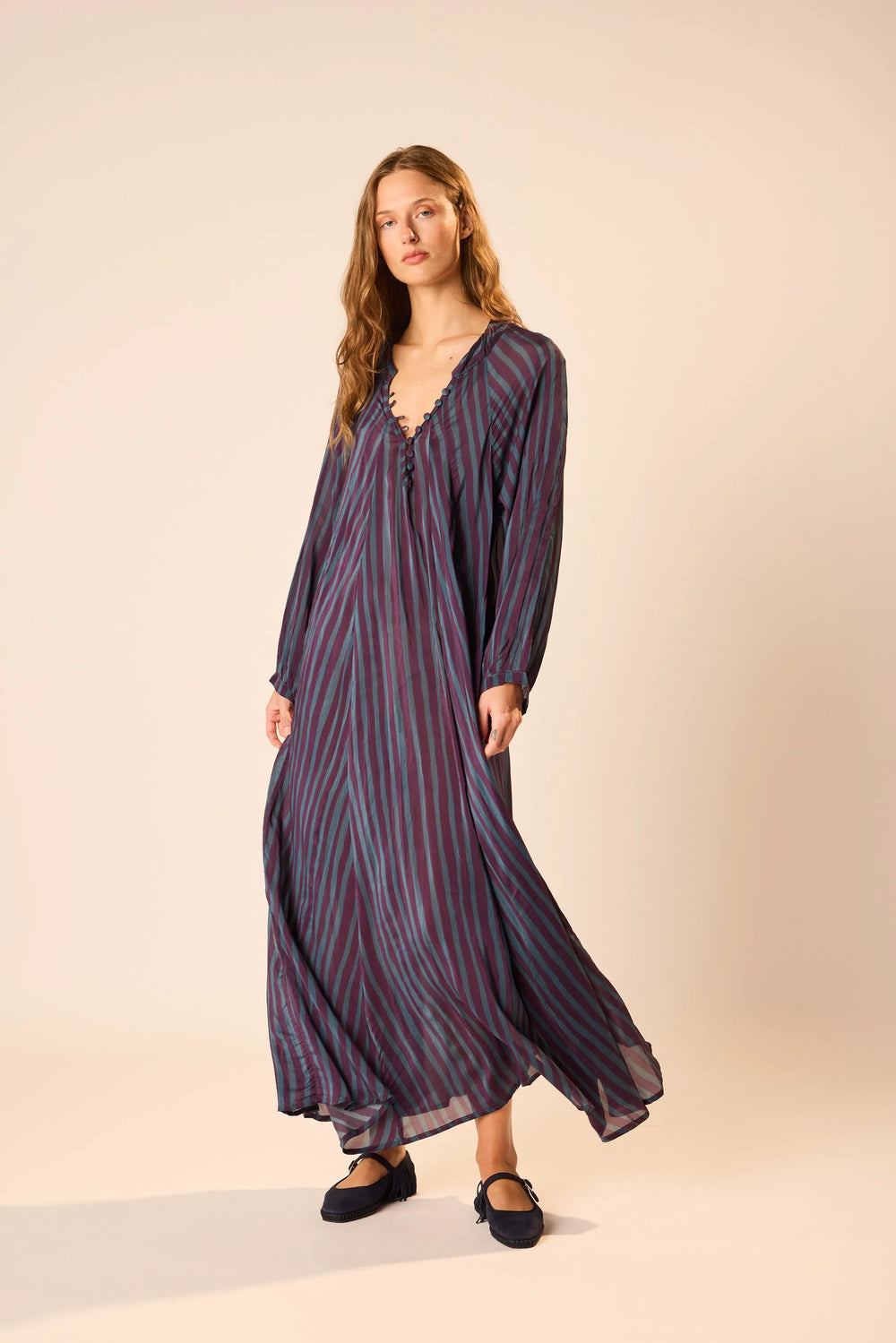 PETITE STRIPE PETROLEUM