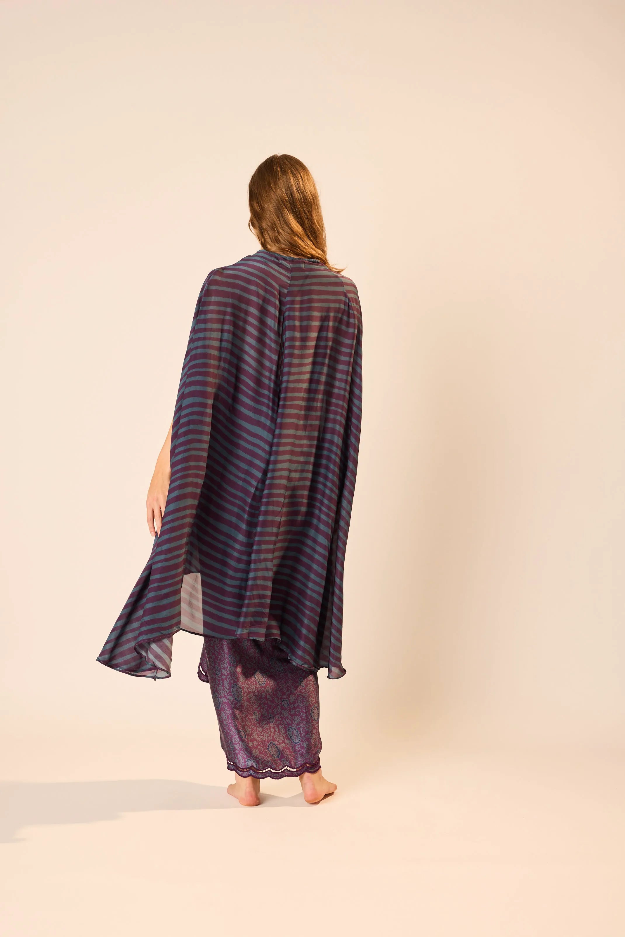 PETITE STRIPE PETROLEUM
