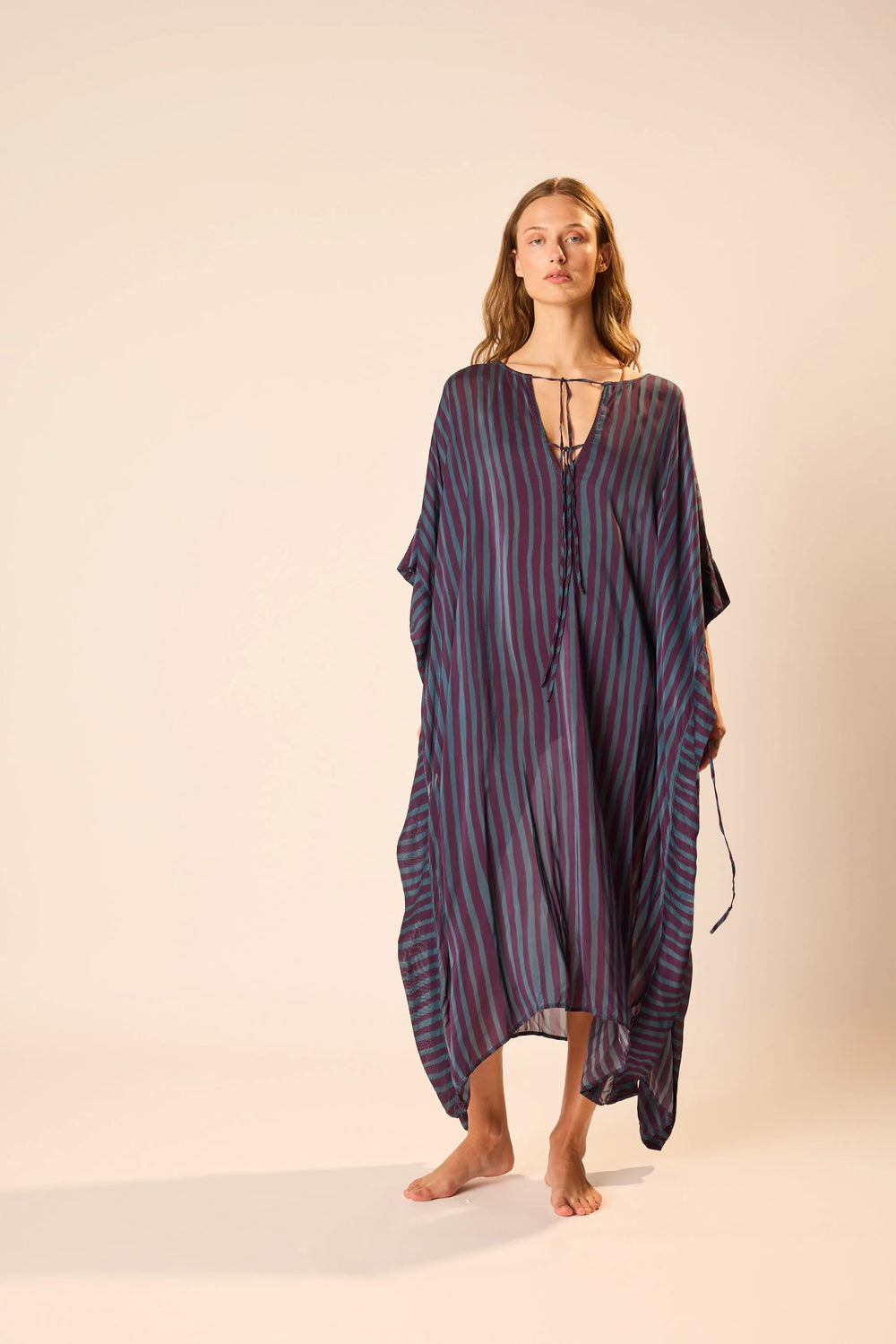 PETITE STRIPE PETROLEUM