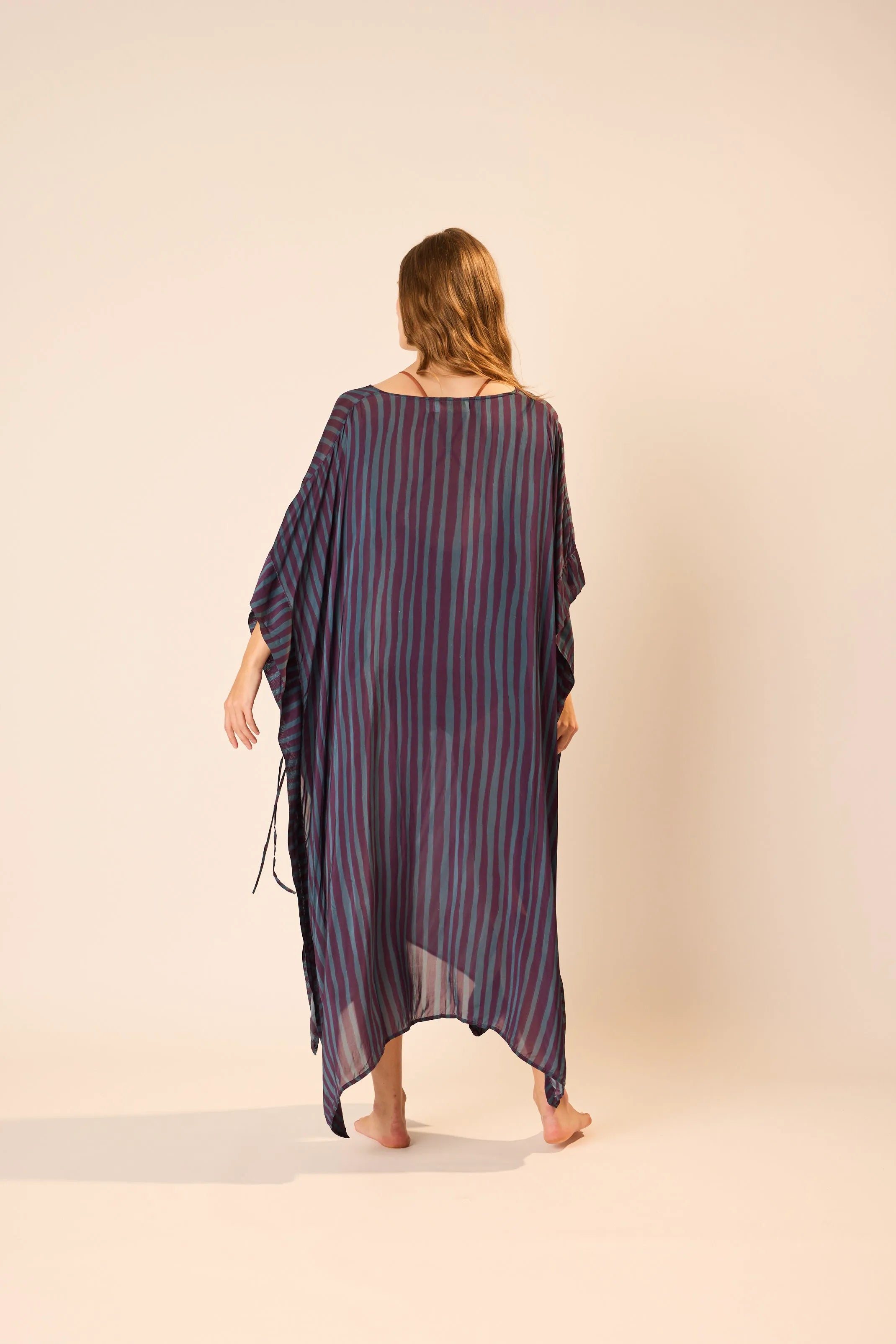 PETITE STRIPE PETROLEUM