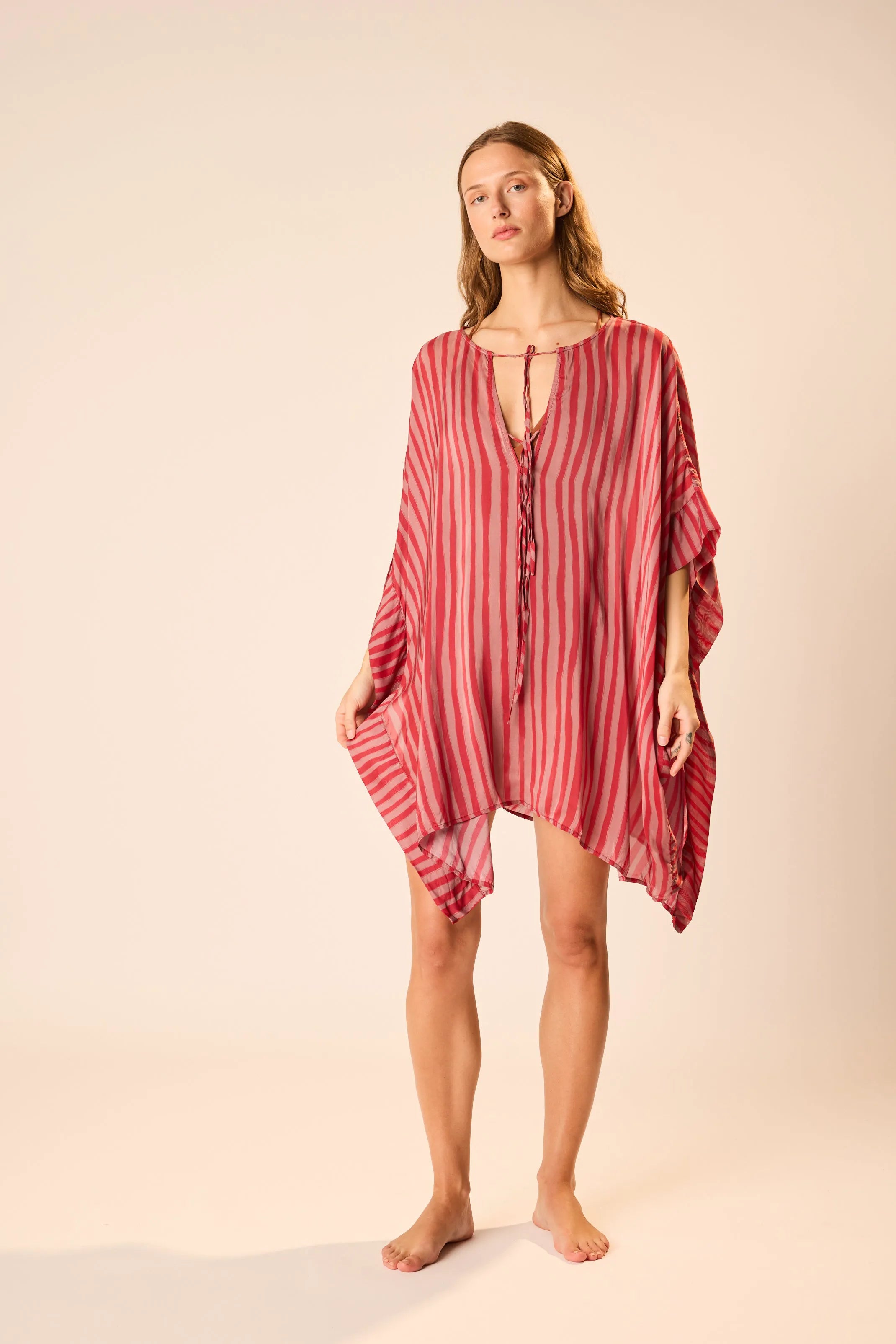 PETITE STRIPE RHUBARB