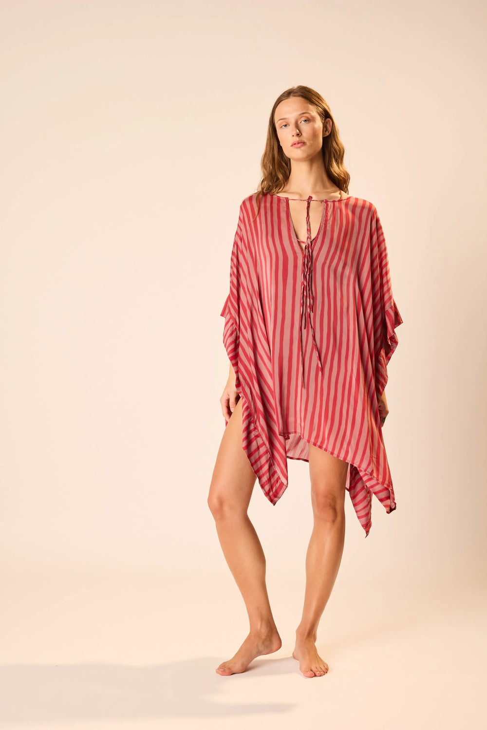 PETITE STRIPE RHUBARB