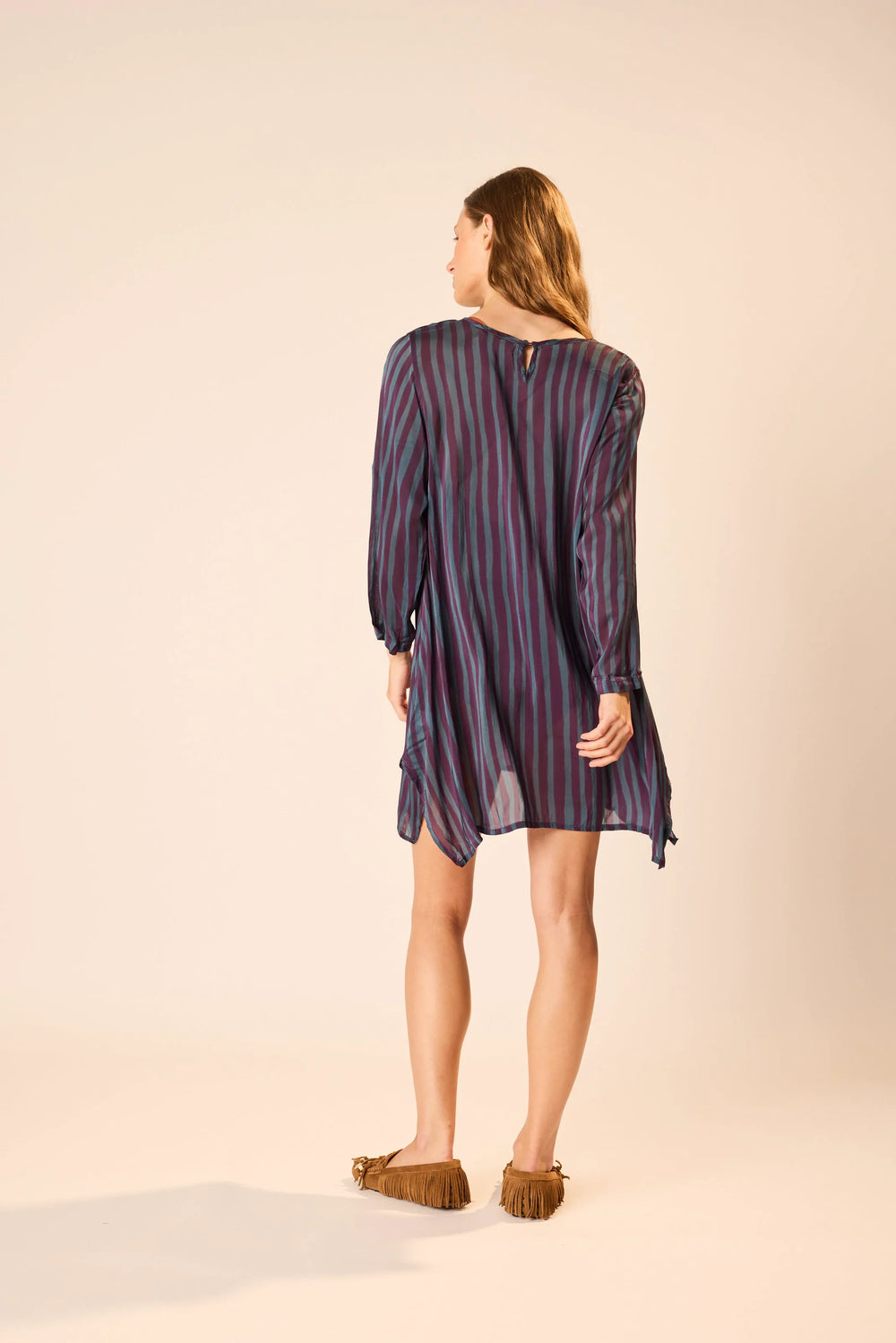 PETITE STRIPE PETROLEUM