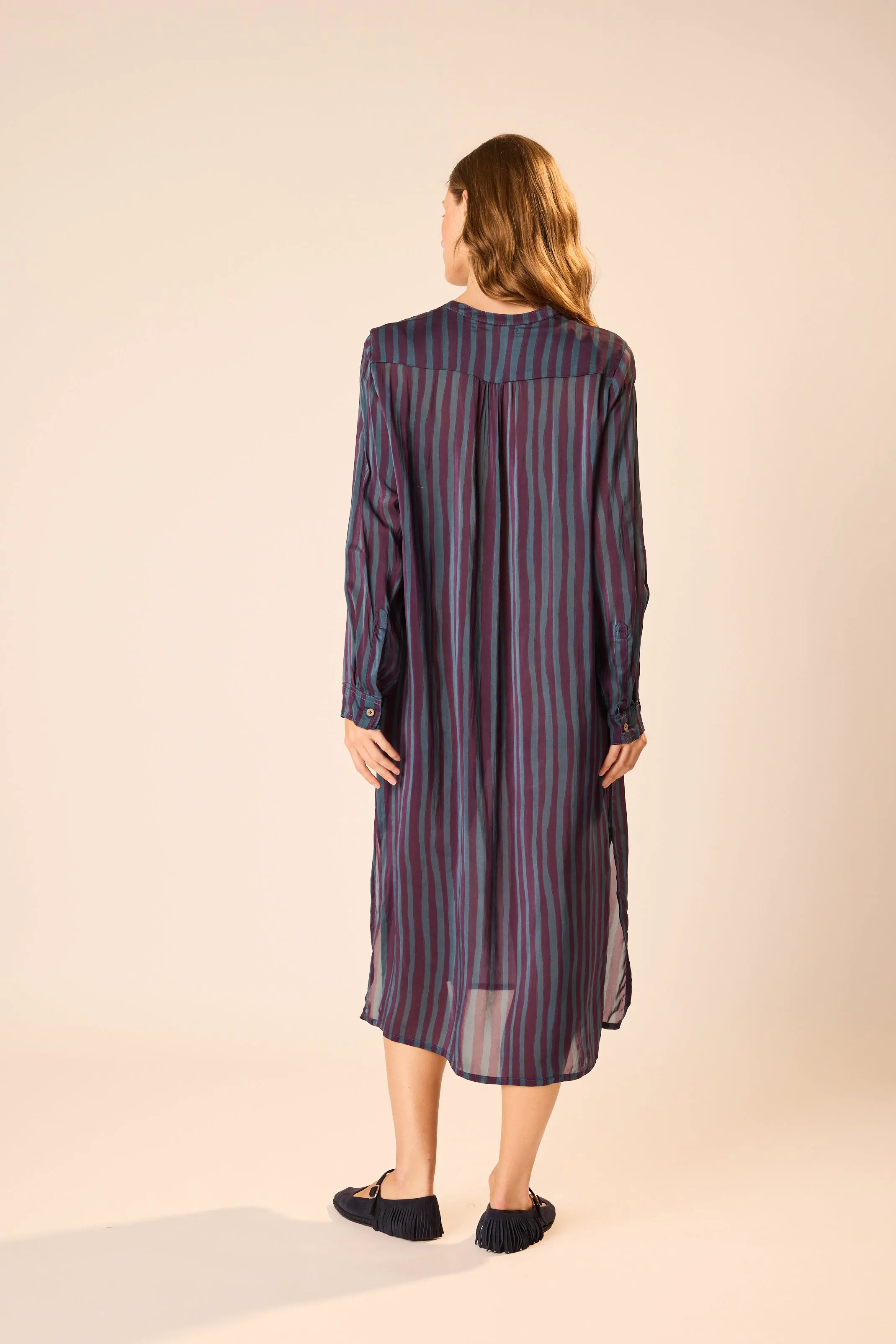 PETITE STRIPE PETROLEUM
