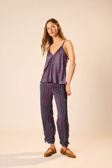PETITE STRIPE PETROLEUM