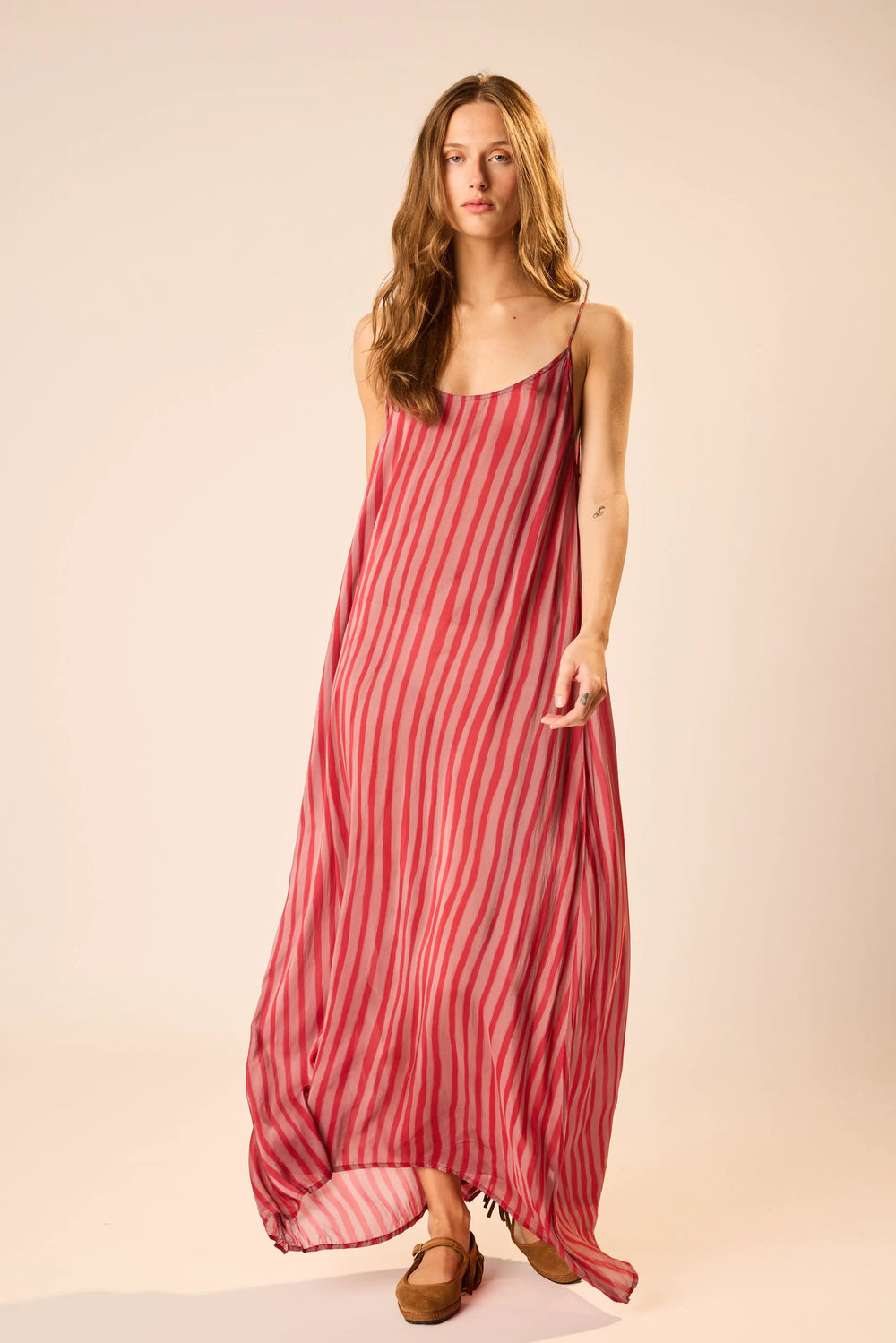 PETITE STRIPE RHUBARB